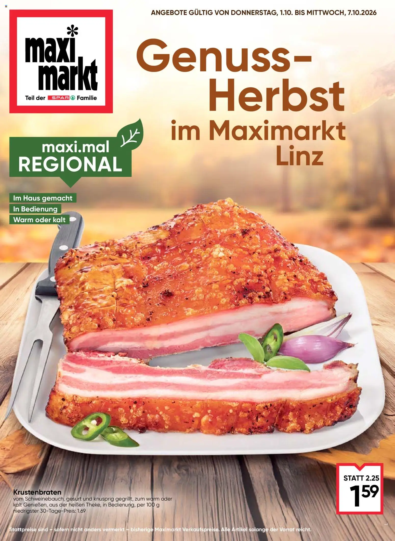 Maximarkt Flugblatt gültig ab 01.10.2026 | Seite: 1