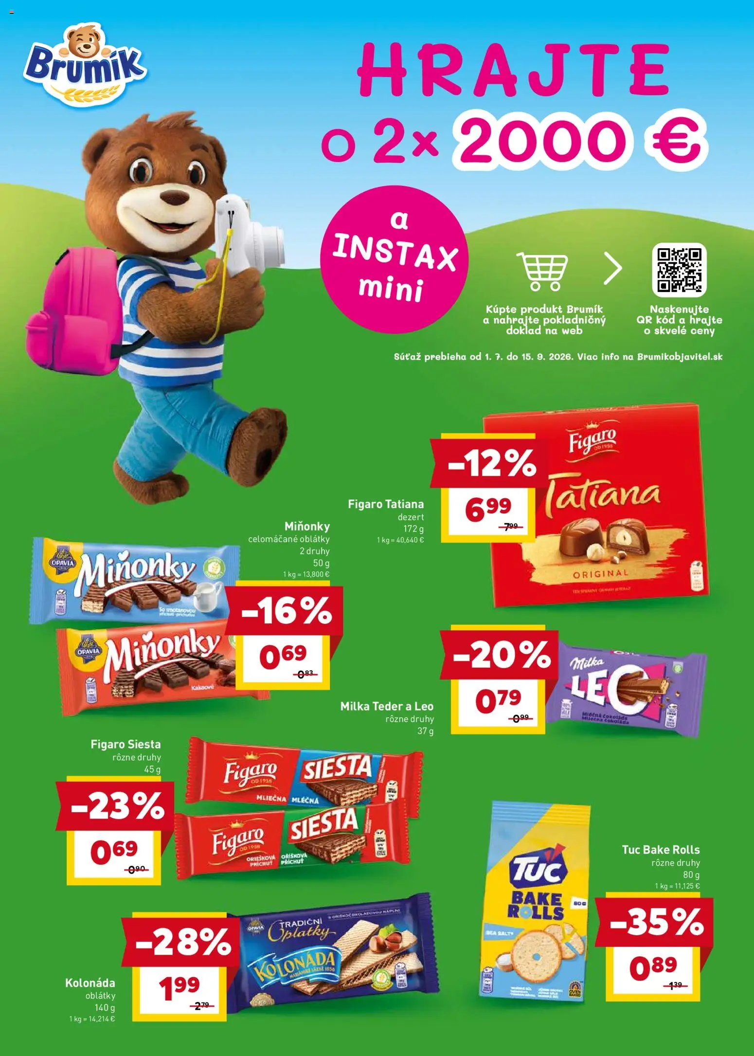 Nové Billa akcie – leták je platný od 12.08.2026 | Strana: 31 | Produkty: Oblátky, Milka, Dezert
