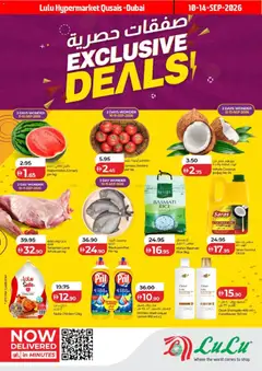 Preview of Lulu Hypermarket catalogue Exclusive Deals Al Qusais, Dubai valid from 10 Sep, 2026