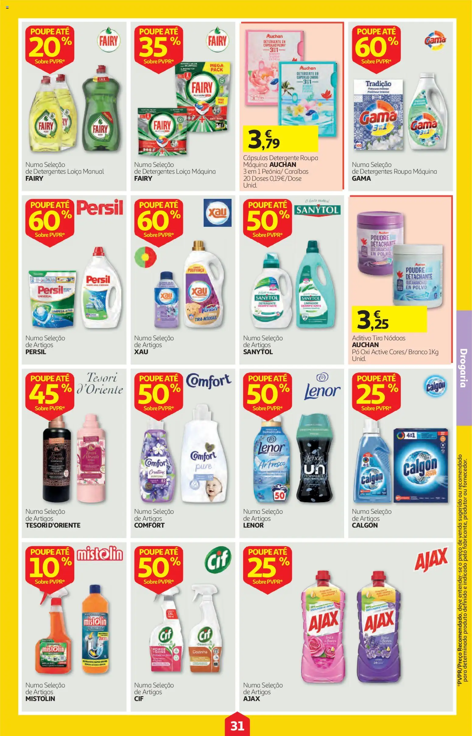 Auchan folheto │ válido de 22/10/2026 | Página: 31 | Produtos: Pó, Polvo, Detergente, Cápsulas
