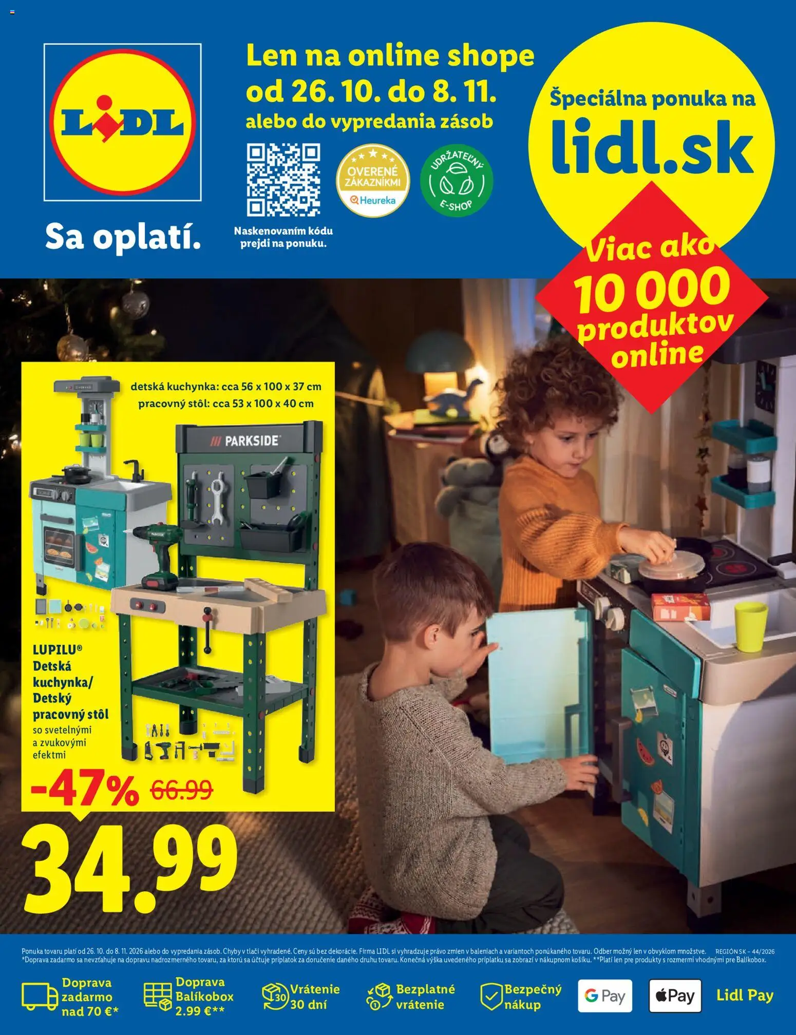 Nové Lidl akcie – leták je platný od 26.10.2026 | Strana: 1