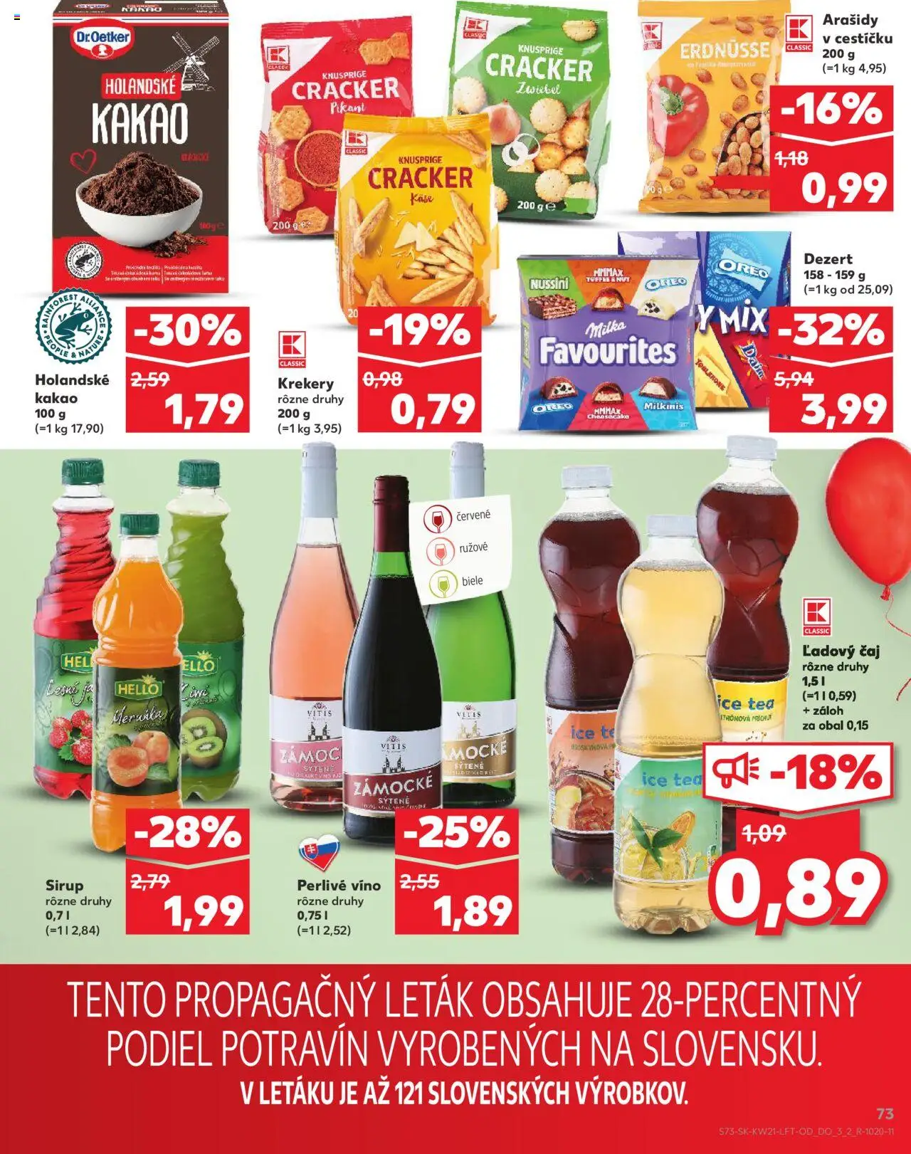 Nové Kaufland akcie – leták je platný od 22.05.2025 | Strana: 73