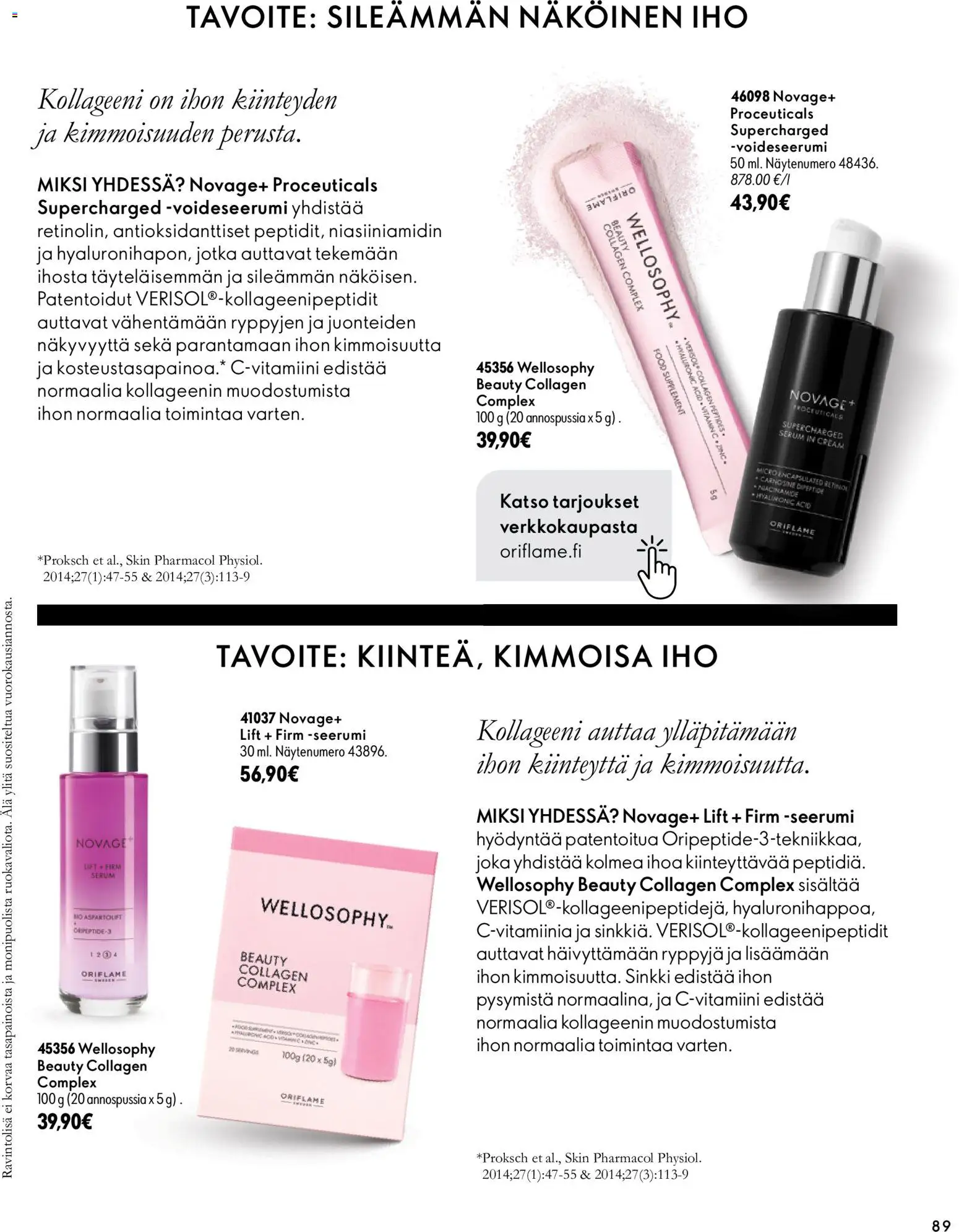Oriflame tarjoukset – voimassa 18/11/2026 alkaen | Sivu: 89 | Tuotteet: Seerumi