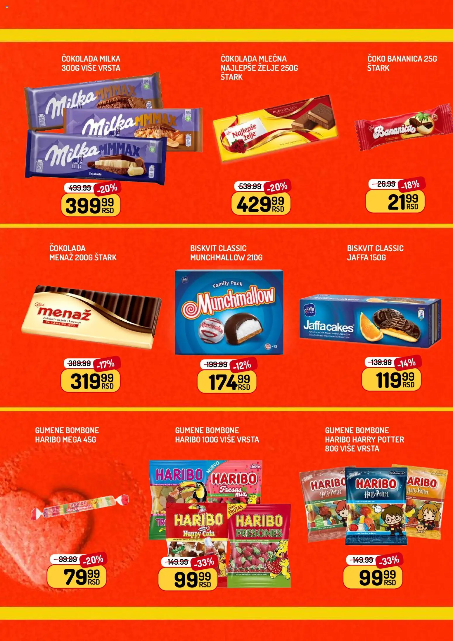 Aman katalog - važi od 24.04.2026 | Strana: 14 | Proizvode: Milka, Munchmallow, Gumene bombone, Čokolada