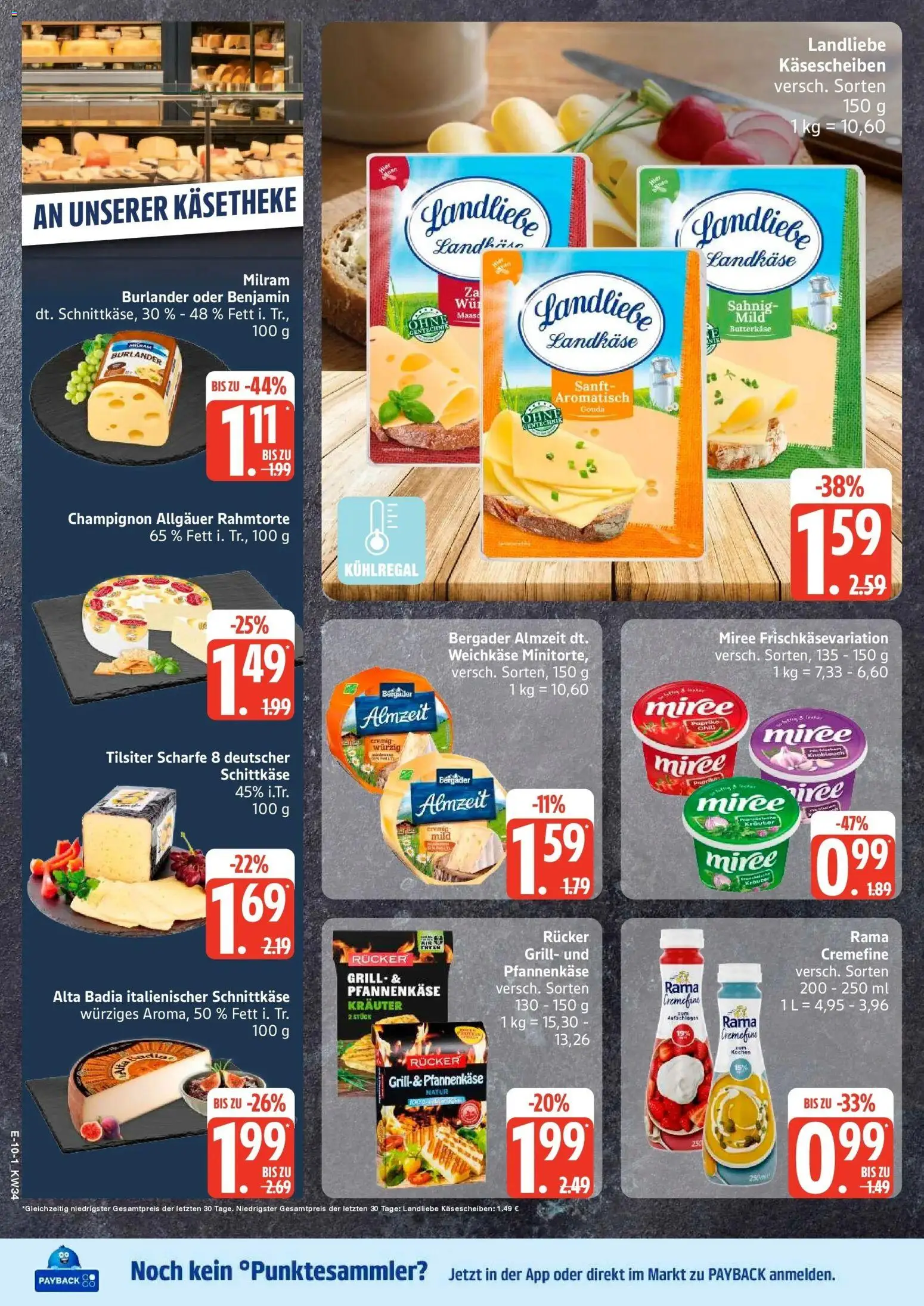 Edeka Prospekt Lübeck (ab 17.08.2026) » Angebote Online | Seite: 13 | Produkte: Grill, Rama, Paprika, Milram
