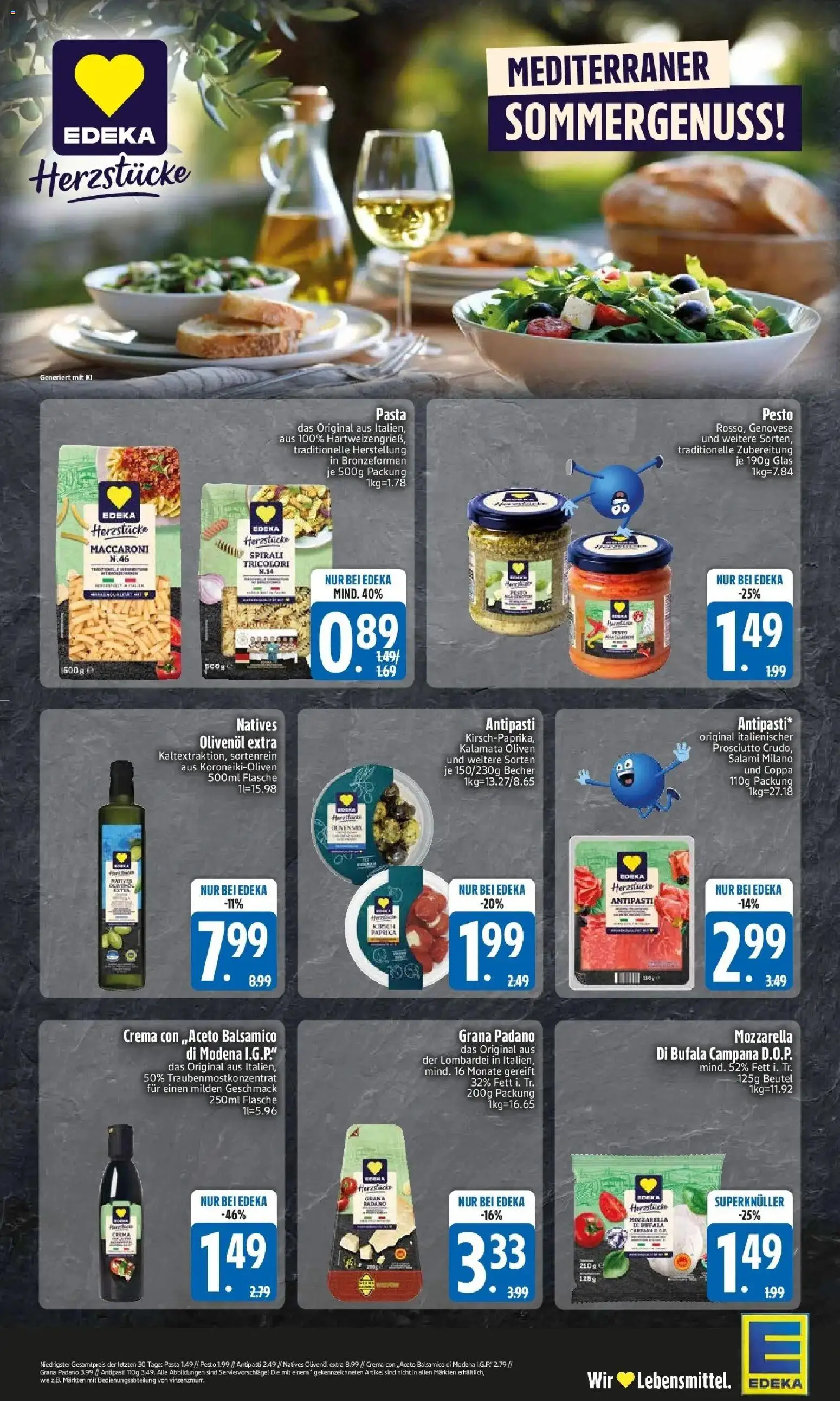 Edeka Prospekt Türkenfeld (ab 31.08.2026) » Angebote Online | Seite: 2 | Produkte: Balsamico, Mozzarella, Paprika, Pasta