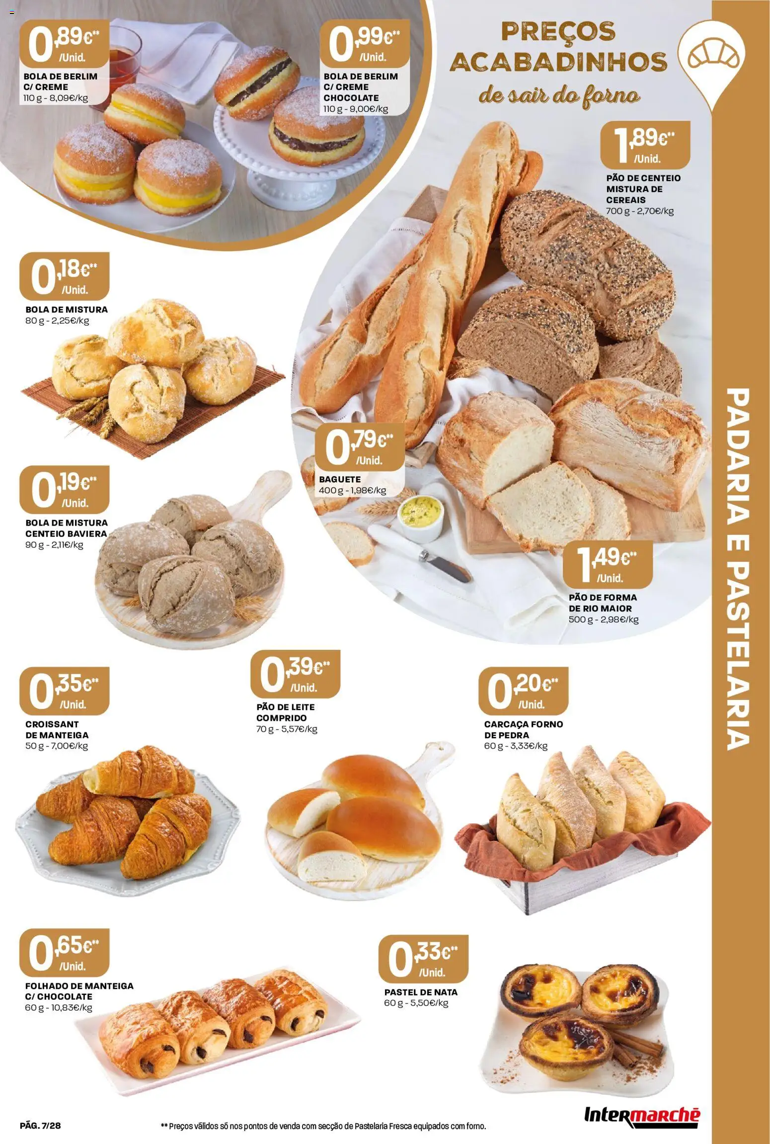 Intermarché Folheto Contact │ válido de 11.06.2026 | Página: 7 | Produtos: Pão de forma, Centeio, Nata, Cereais