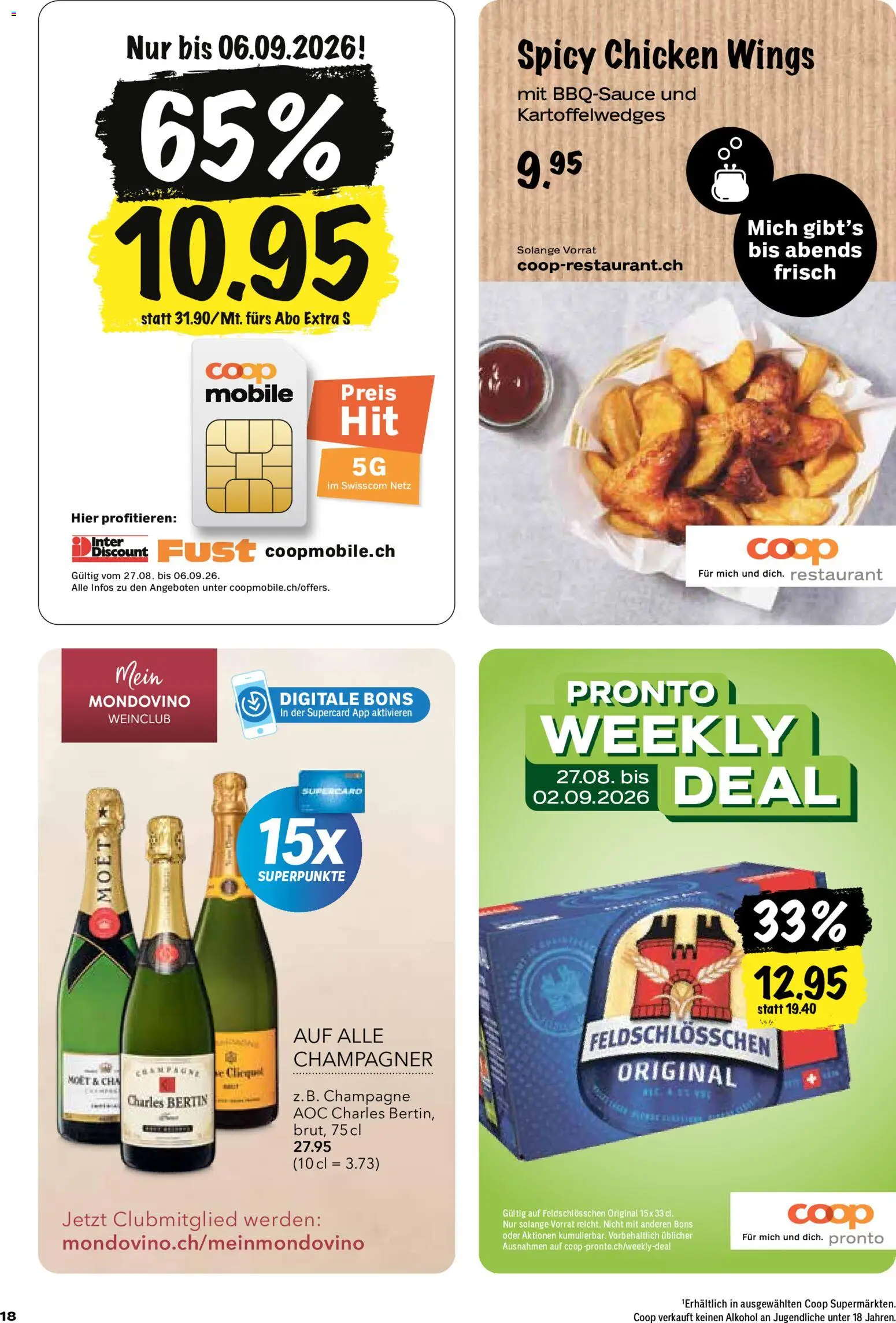Coop aktionen – gültig ab 27.08.2026 | Seite: 18