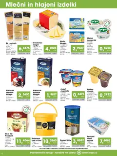 Tuš katalog akcije – veljaven od 15.07.2026 | Stran: 6 | Izdelki: Puding, Maslo, Jogurt, Majoneza