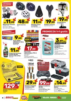 Pogląd oferty "Brico Marché gazetka" - ważna od 17.06.2026 | Strona: 4 | Produkty: Rękawiczki, Płyn do spryskiwaczy