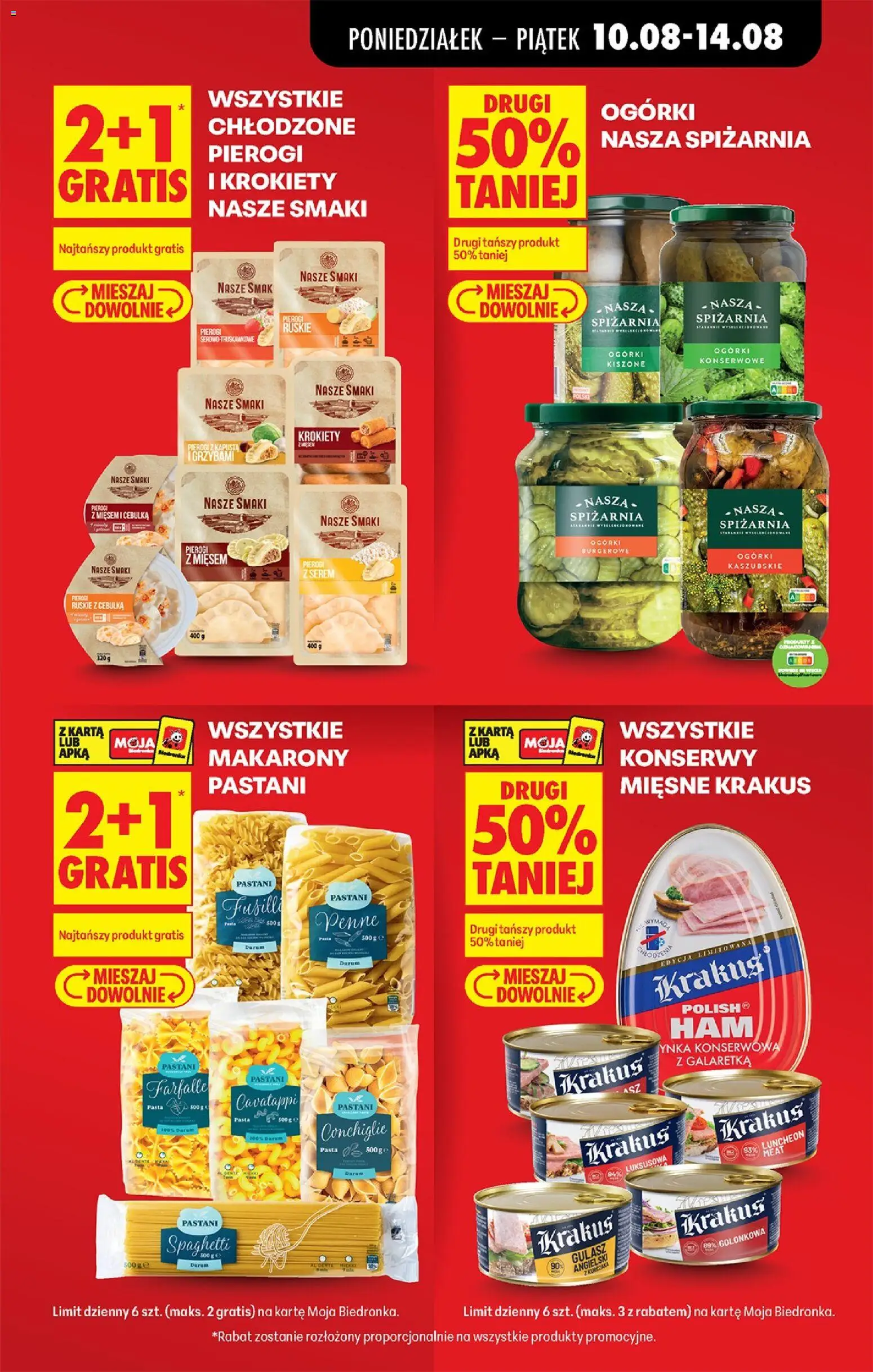 Biedronka gazetka od 10.08.2026 | Strona: 19 | Produkty: Kapusta, Karta, Gulasz angielski, Gulasz