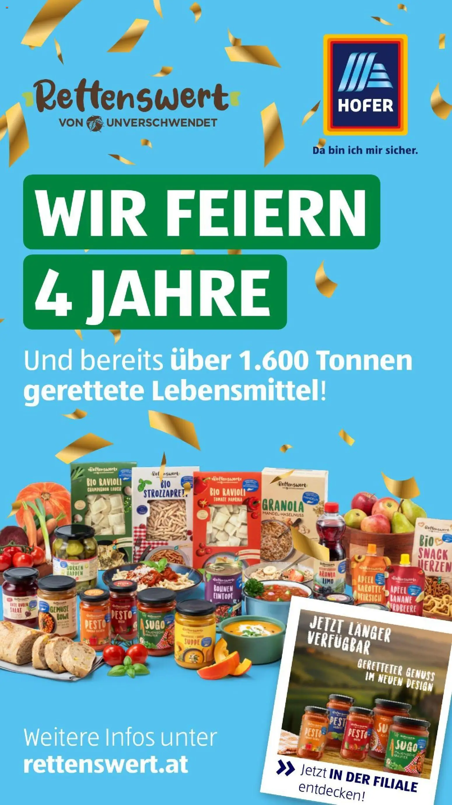 Hofer Flipbook gültig ab 02.10.2026 | Seite: 28 | Produkte: Pasta, Karotte, Salat, Pfirsich