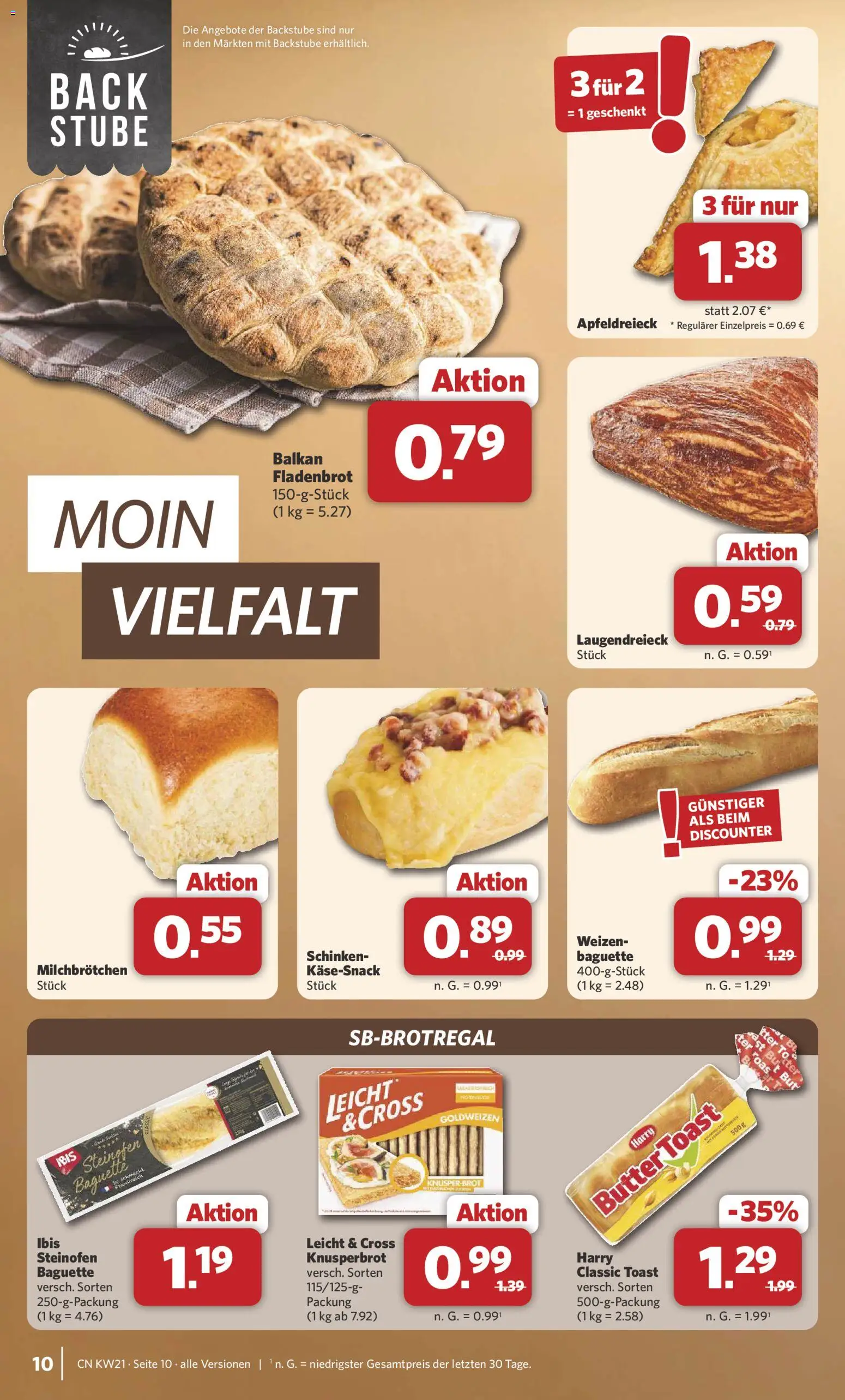 Combi Prospekt 	 – gültig ab 18.05.2026 | Seite: 10 | Produkte: Butter, Toast, Brot, Schinken