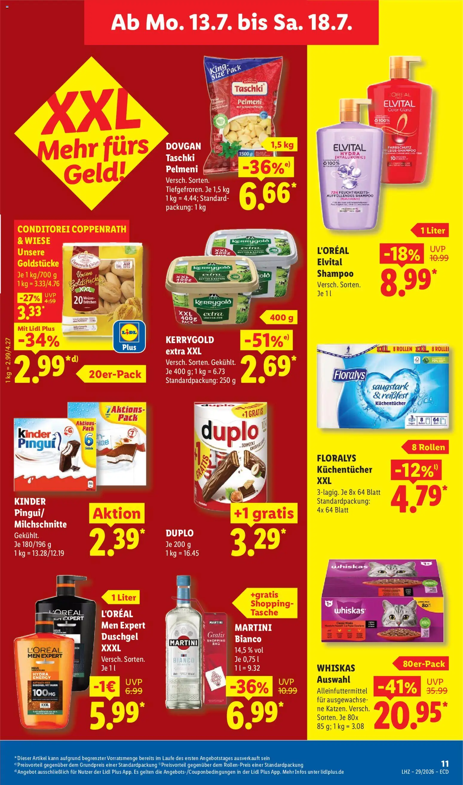 Lidl Prospekt – gültig ab 13.07.2026 | Seite: 21 | Produkte: Ventilator, Matratze, Bad, Telefon