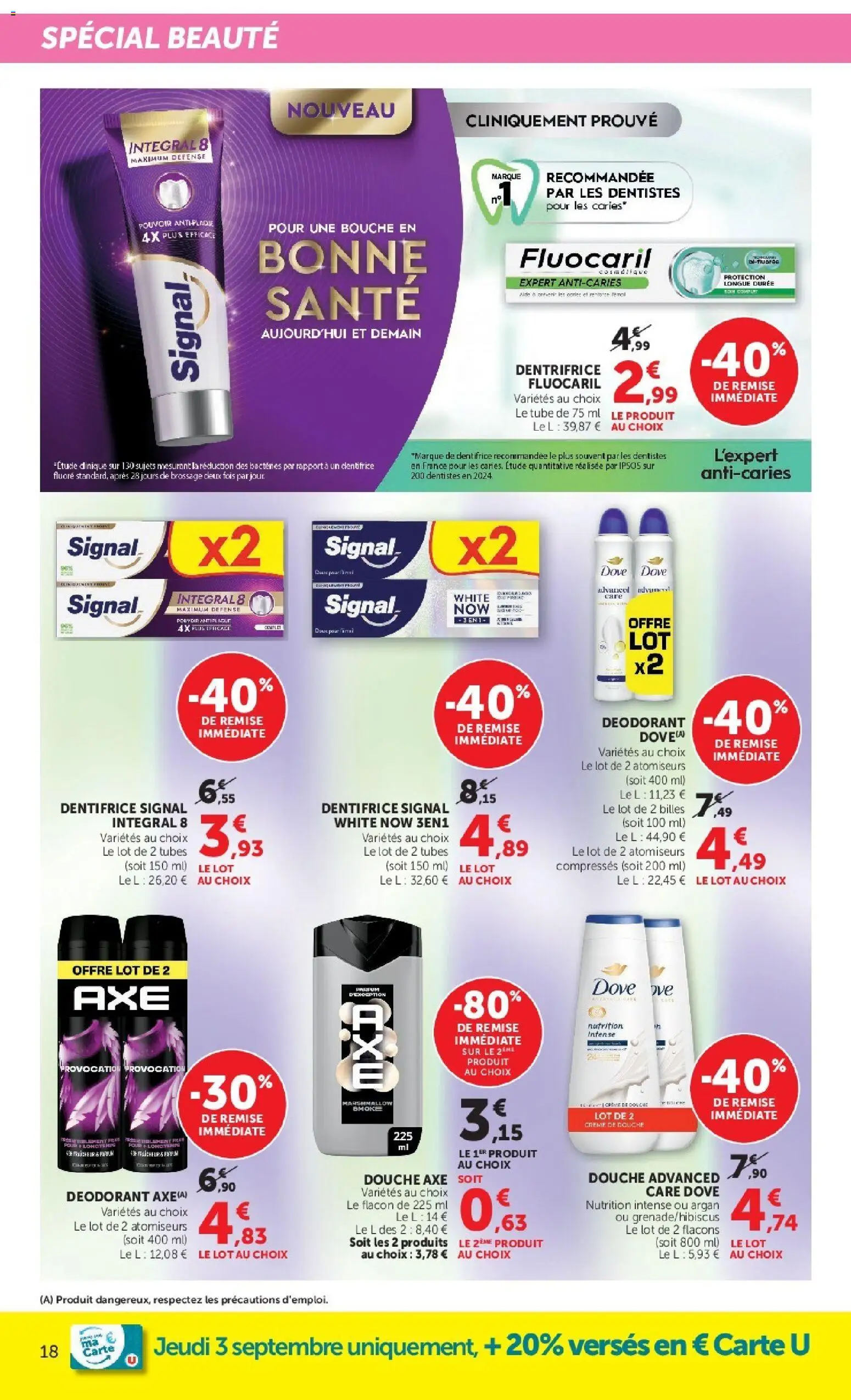 {H1} | Page: 18 | Produits: Axe, Déodorant, Douche, Crème