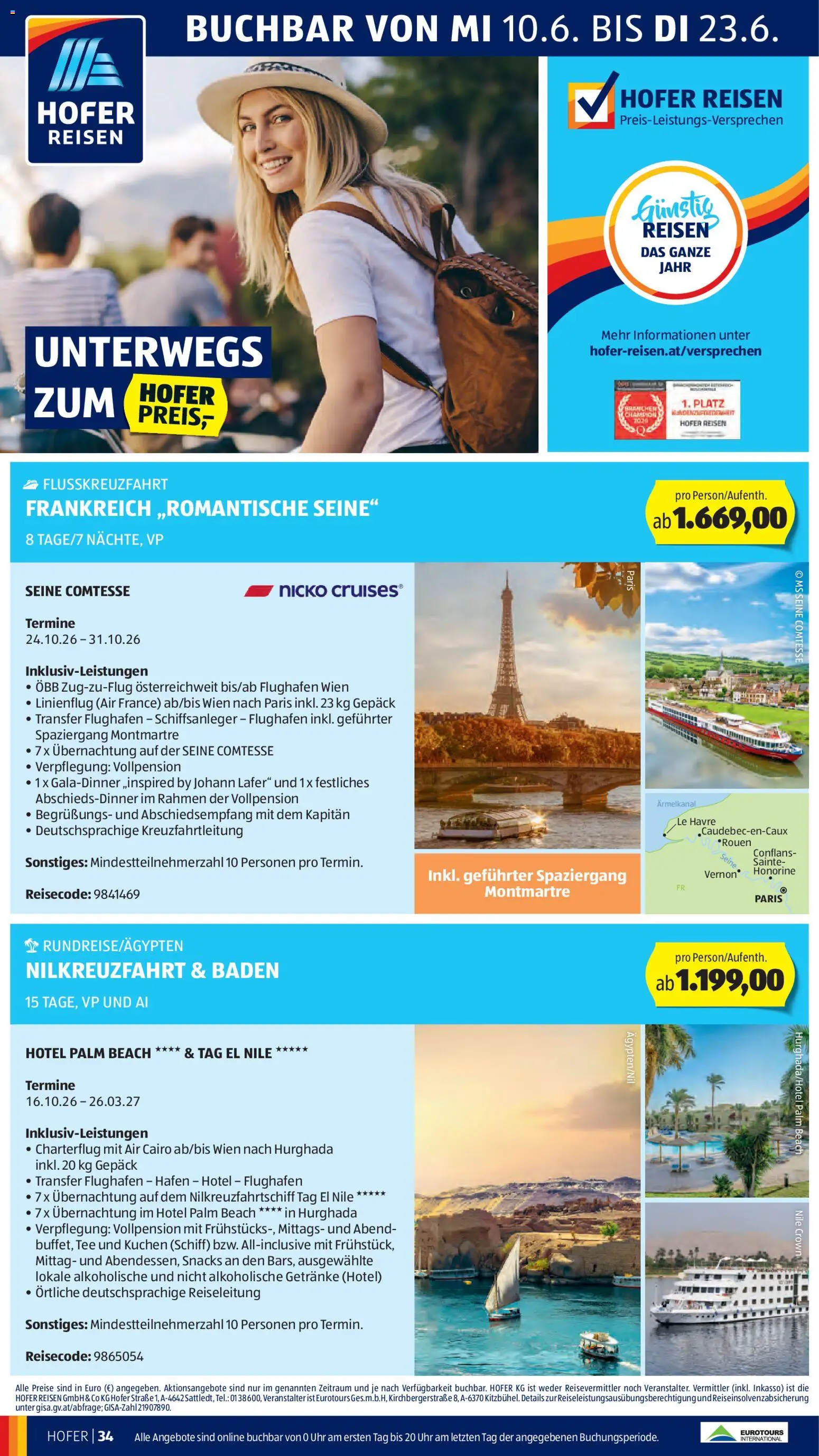 Hofer Flugblatt gültig ab 12.06.2026 | Seite: 38 | Produkte: Uhr, Tee