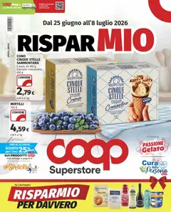 Anteprima del volantino COOP volantino Superstore Milano valido a partire dal 25/06/2026