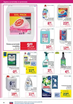 Metro leták platný od 15.07.2026 | Strana: 30 | Produkty: Savo, Aviváž, Čistiaci prostriedok, Krém