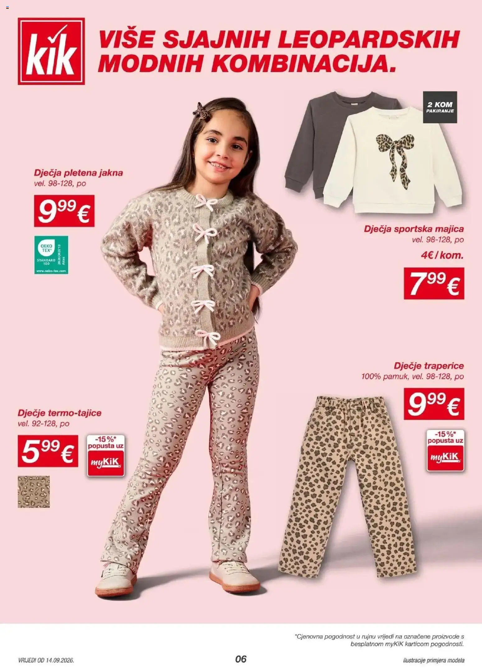 Kik Katalog novi od 11.09.2026 na listanje > letak digitalni | Stranica: 6 | Proizvodi: Majica, Jakna, Traperice