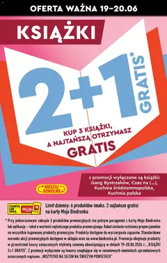 Pogląd oferty "Biedronka gazetka - Hity i inspiracje" - ważna od 20.06.2026 | Strona: 3 | Produkty: Karta, Książki, Książka kucharska