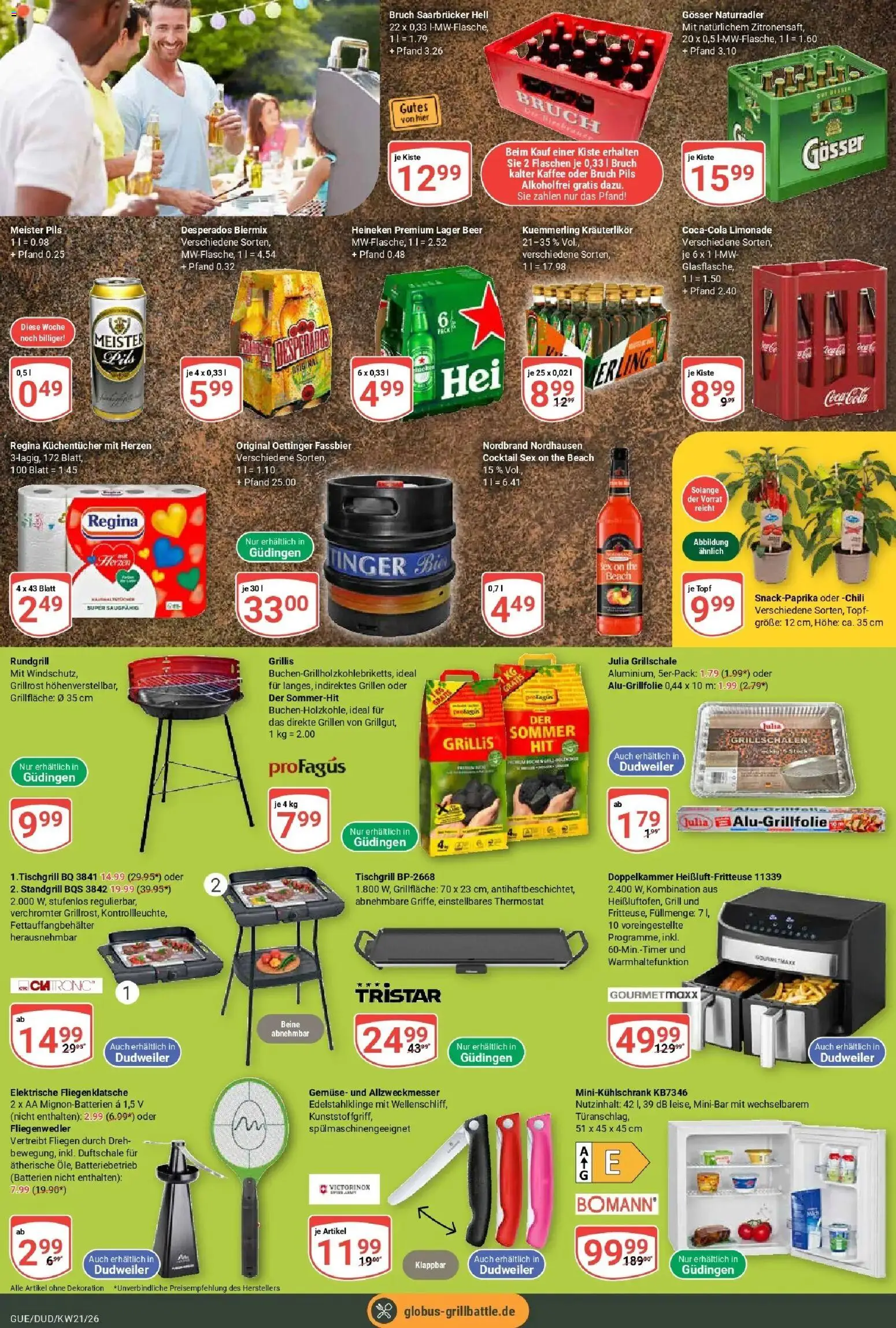 Globus Prospekt Saarbrücken-Güdingen – gültig ab 17.05.2026 | Seite: 23 | Produkte: Coca cola, Cola, Limonade, Heißluftfritteuse