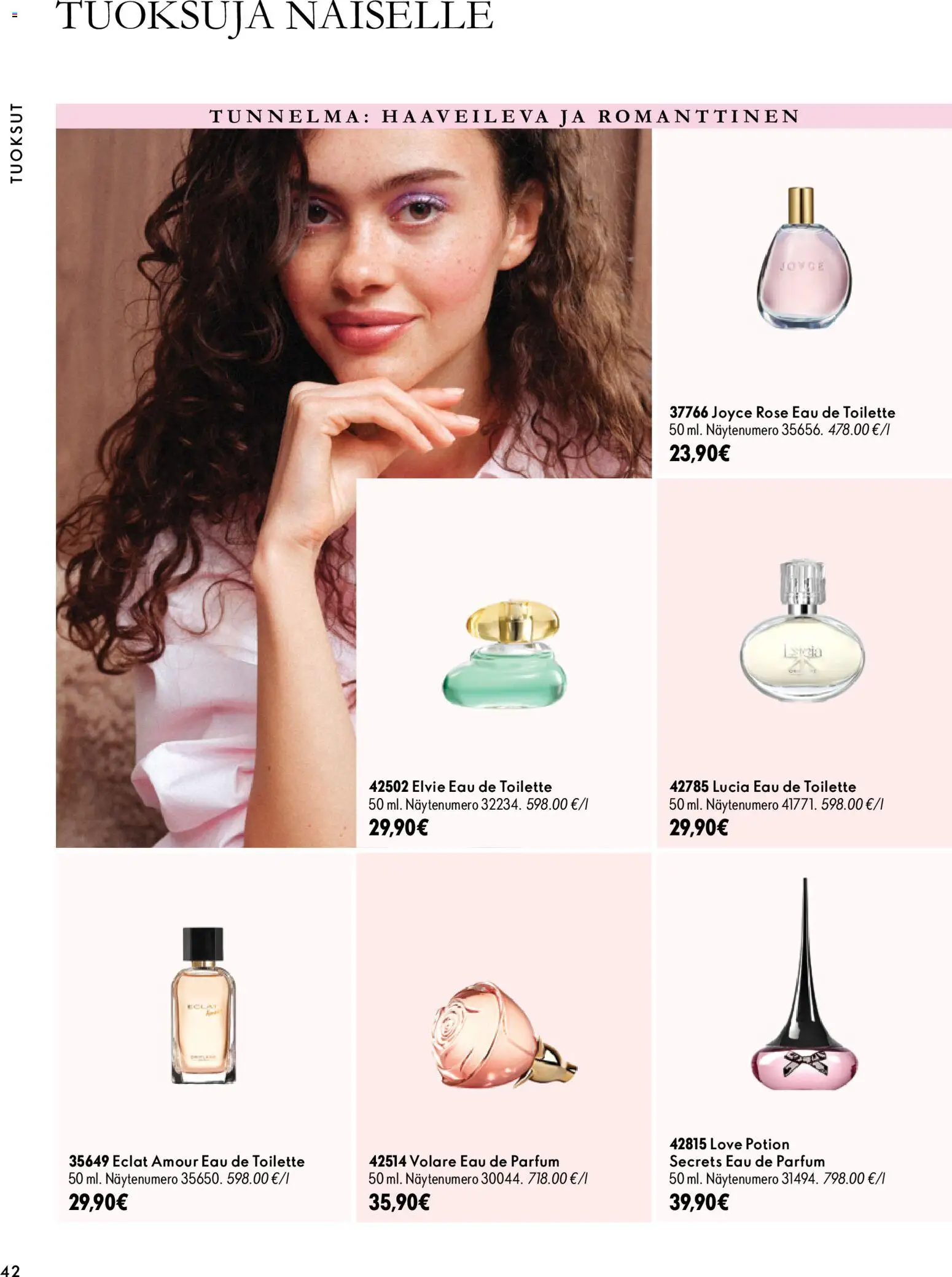 Oriflame tarjoukset – voimassa 18/11/2026 alkaen | Sivu: 42 | Tuotteet: Eau de toilette