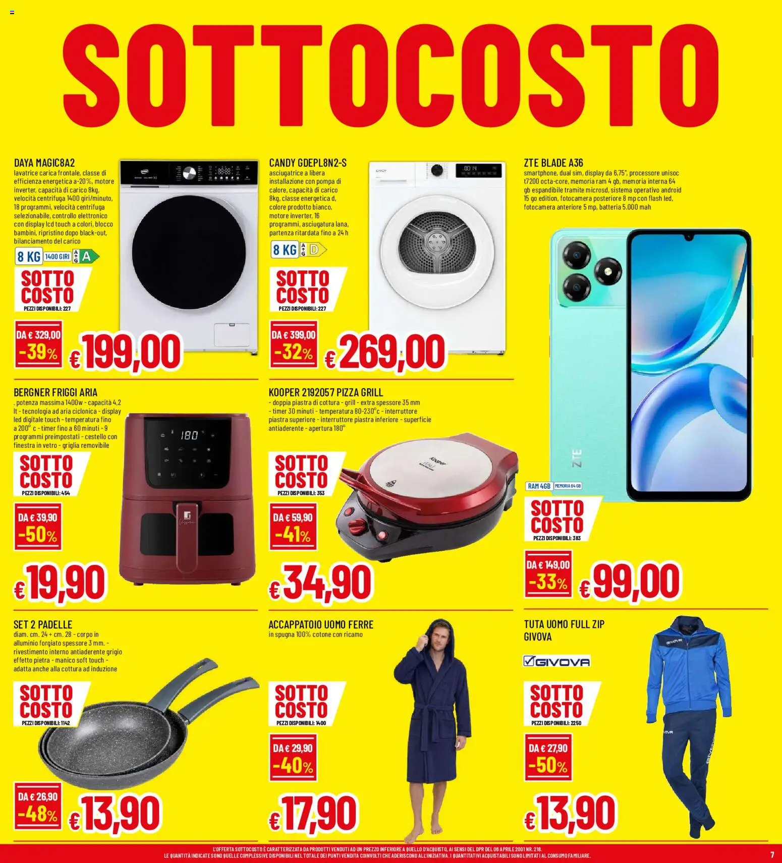 Volantino Famila del 29/10/2026 | Pagina: 7 | Prodotti: Spugna, Fotocamera, Griglia, Batteria