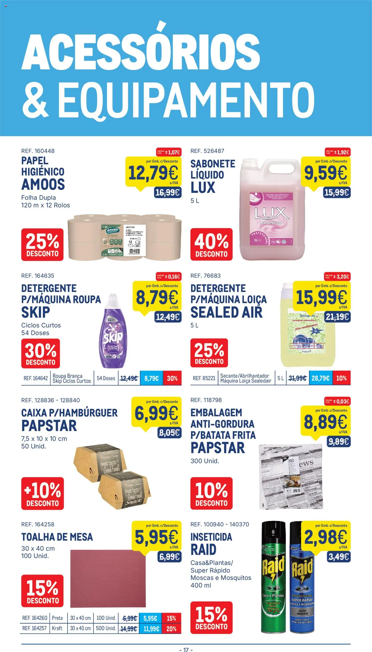 Makro folheto │ válido de 16.06.2026 | Página: 17 | Produtos: Sabonete líquido, Detergente, Mesa, Caixa
