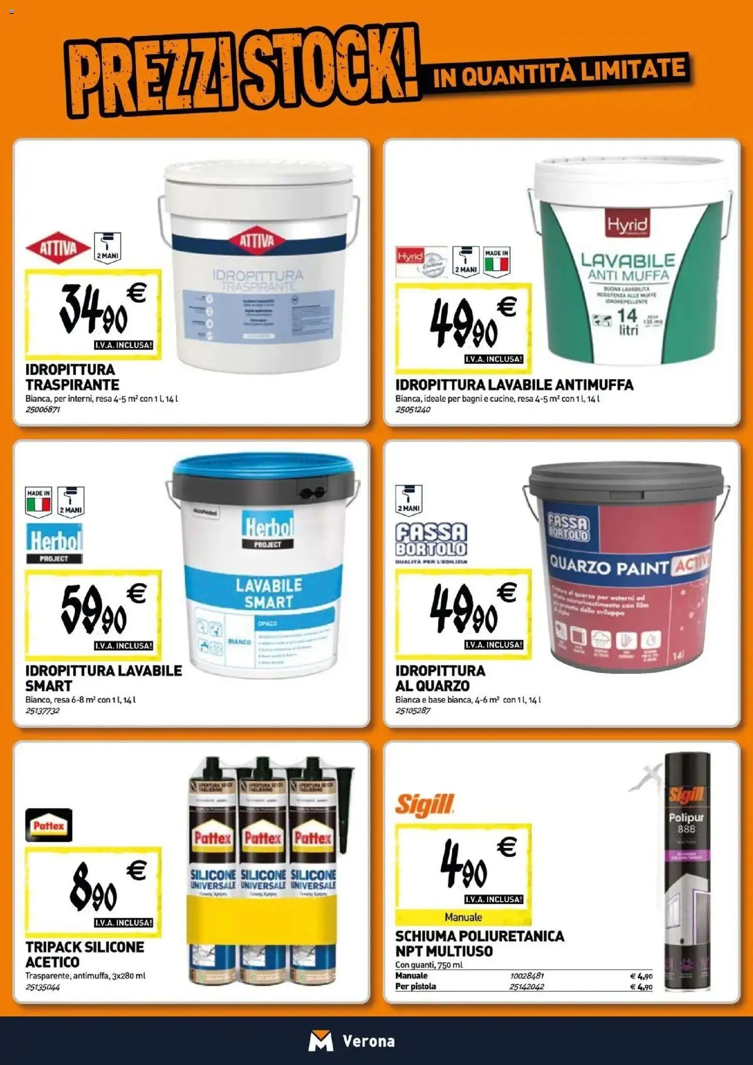 Nuovo TECNOMAT catalogo Verona dal 27/08/2026 > offerte anteprima 🛍️ | Pagina: 13 | Prodotti: Schiuma, Silicone