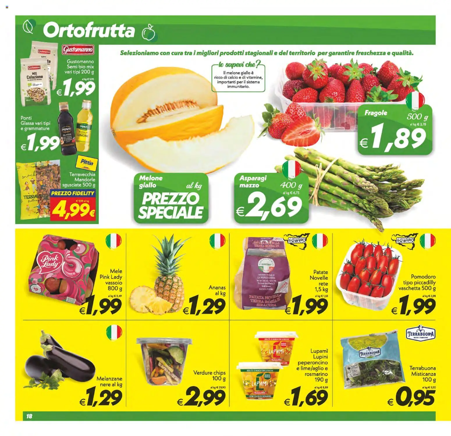Volantino SuperConveniente del 08.05.2026 | Pagina: 18 | Prodotti: Mele, Patate, Peperoncino, Vassoio