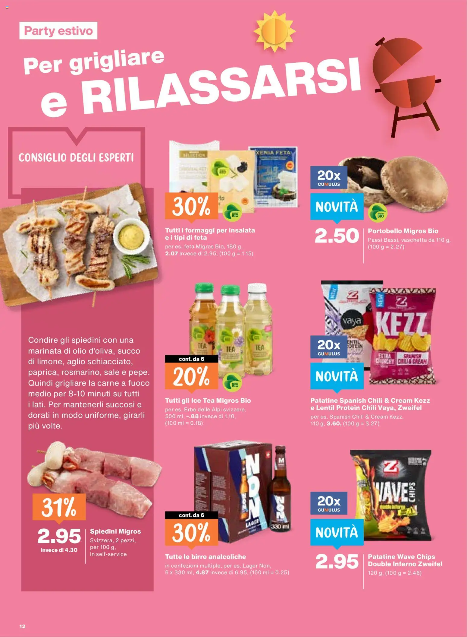 Migros aktionen IT – gültig ab 28.05.2026 | Seite: 12 | Produkte: Feta, Chili, Chips