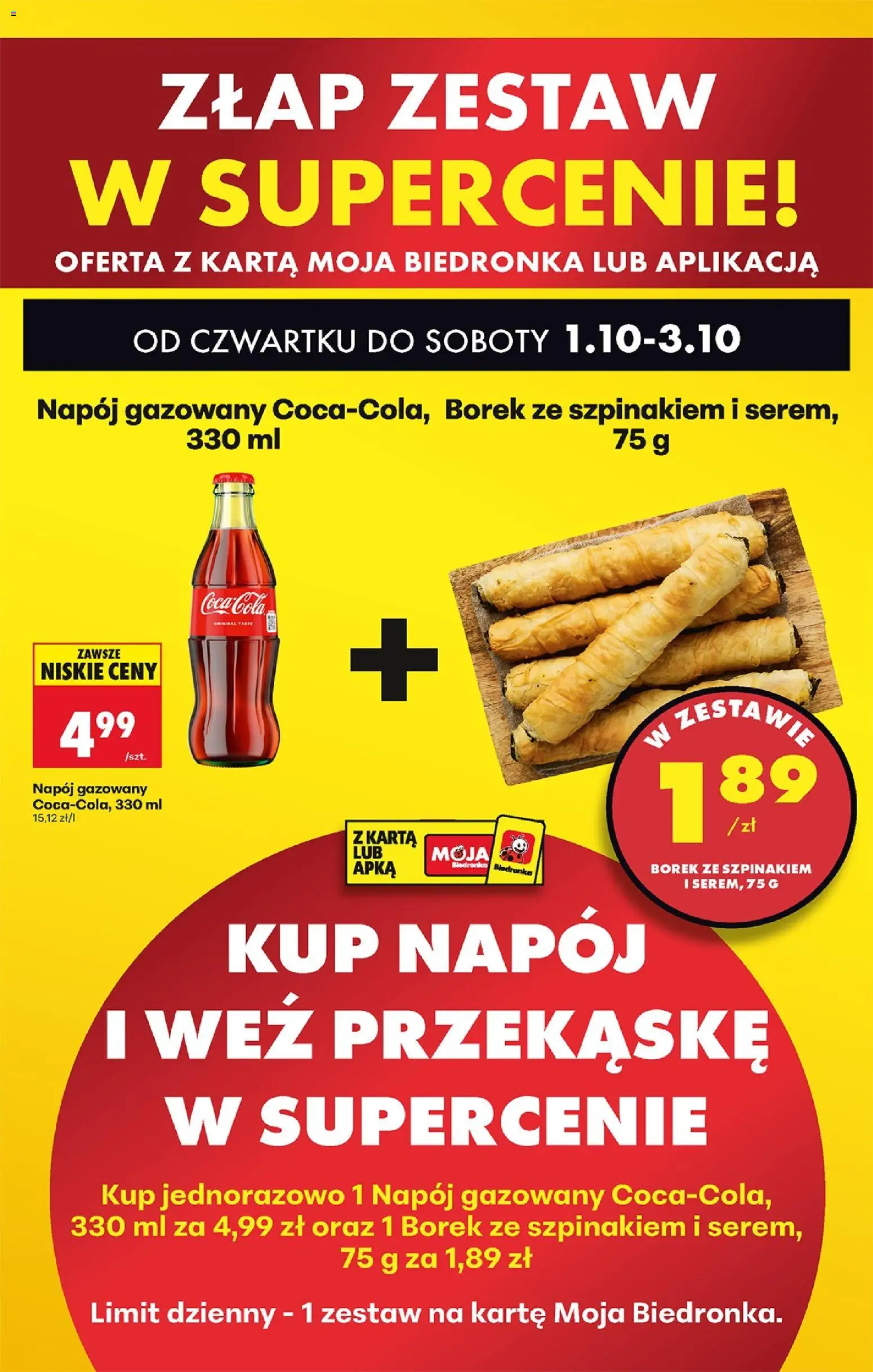 Biedronka Polsko leták - Codziennie niskie ceny od 01.10.2026 | Strana: 44 | Produkty: Coca cola, Cola