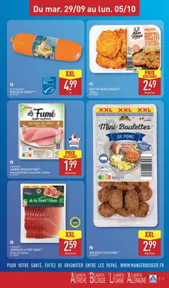 Aldi - Prévisualisation de Mini-Boulettes DE PORC, QUALITÉ SUPÉRIEURE valide à partir de 29/09/2026 | Page: 9