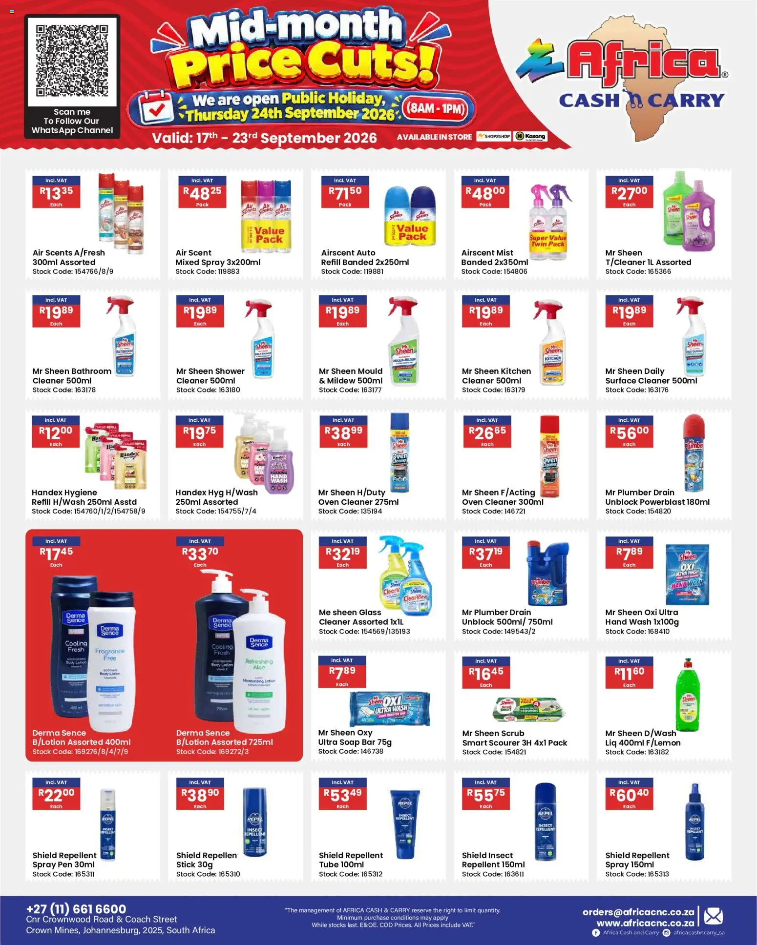 New Africa Cash & Carry catalogue – valid from 17/09/2026 | Page: 77 | Products: Shower, Stock, Soap, Scrub