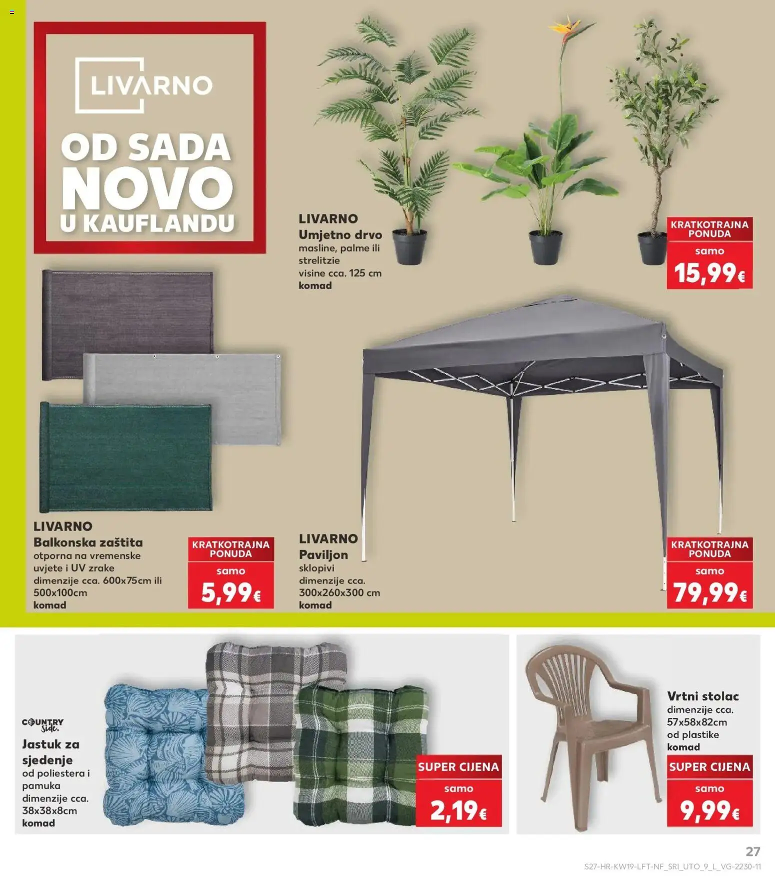 Kaufland katalog | vrijedi od 06.05.2026 | Stranica: 27 | Proizvodi: Jastuk