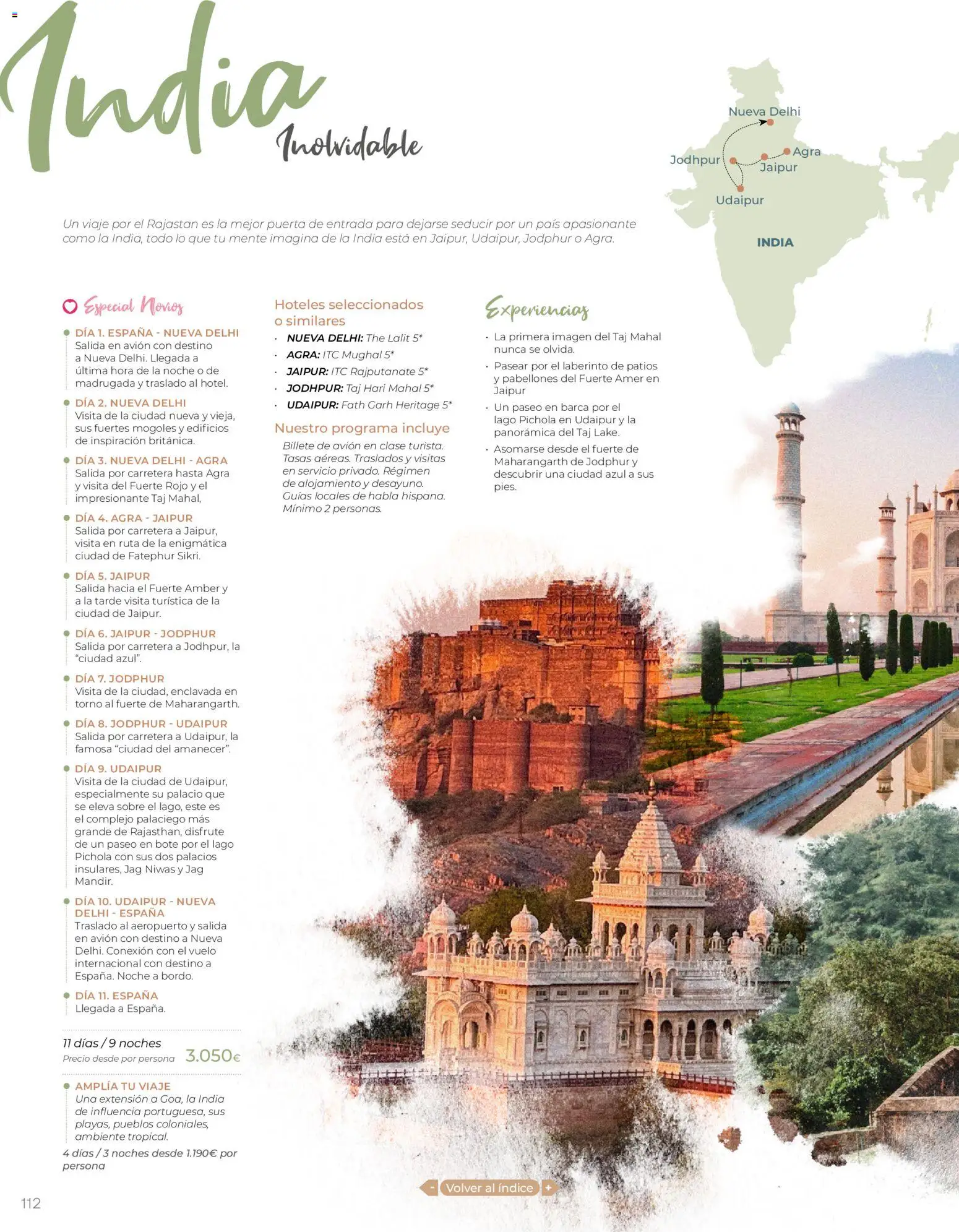 Viajes El Corte Inglés - Catálogo Tourmundial Premium │ válido desde el 01/01/2026 | Página: 114