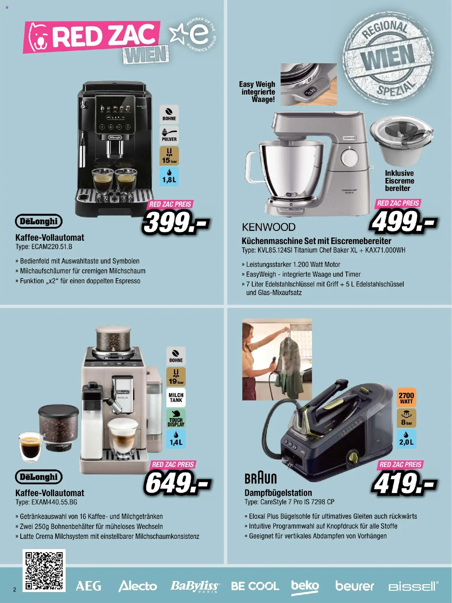 RED ZAC Flugblatt gültig ab 25.10.2026 | Seite: 2 | Produkte: Bohne, Milch, Kaffee