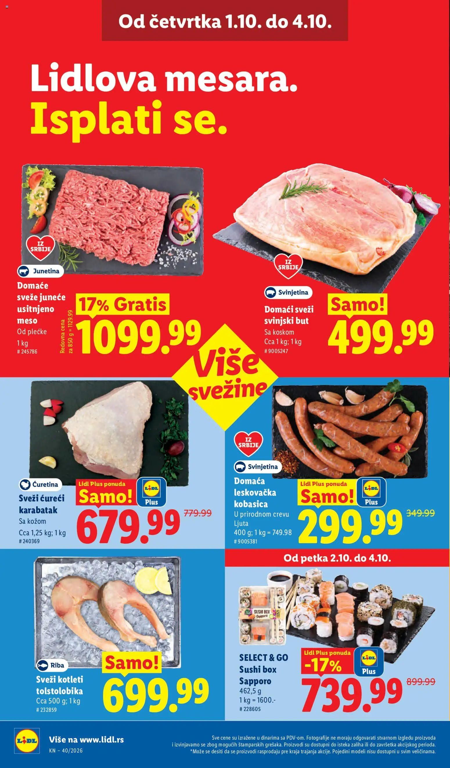 Lidl katalog - važi od 01.10.2026 | Strana: 22