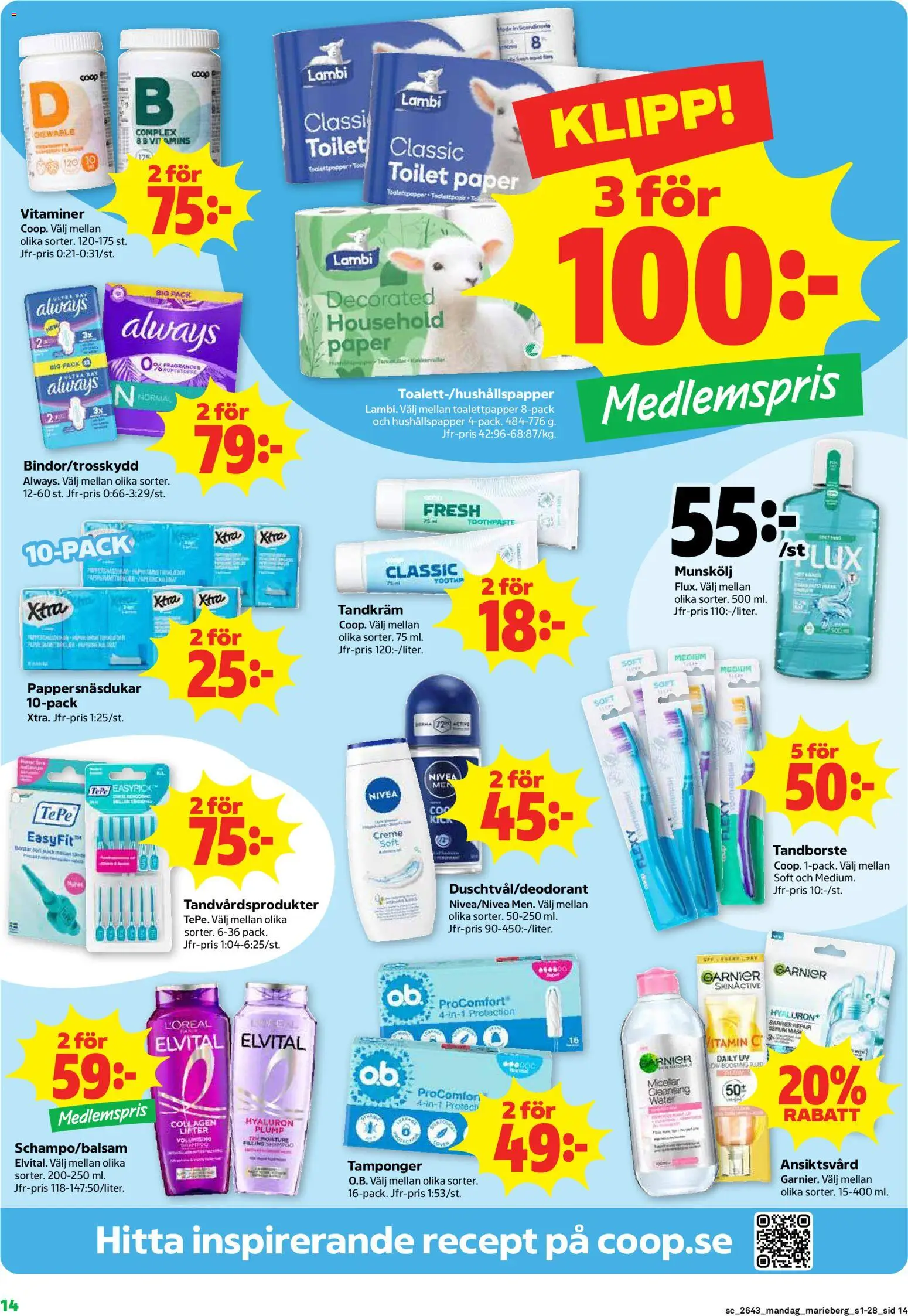 Coop Forum reklamblad aktuell från 19/10/2026 | Sida: 14