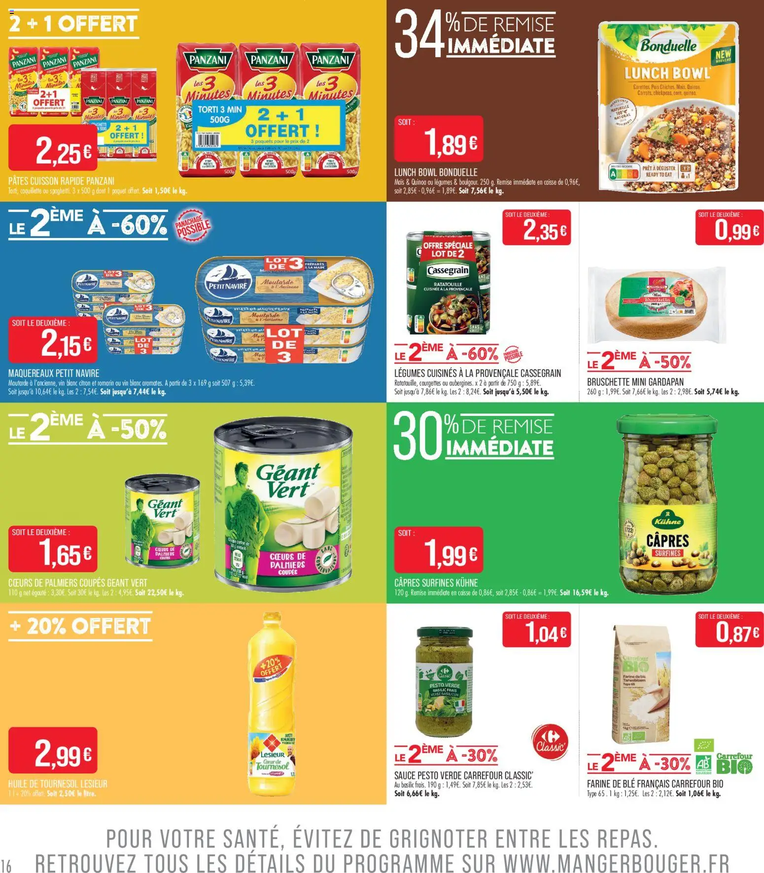 {H1} | Page: 16 | Produits: Citron, Farine de ble, Mais, Huile de tournesol