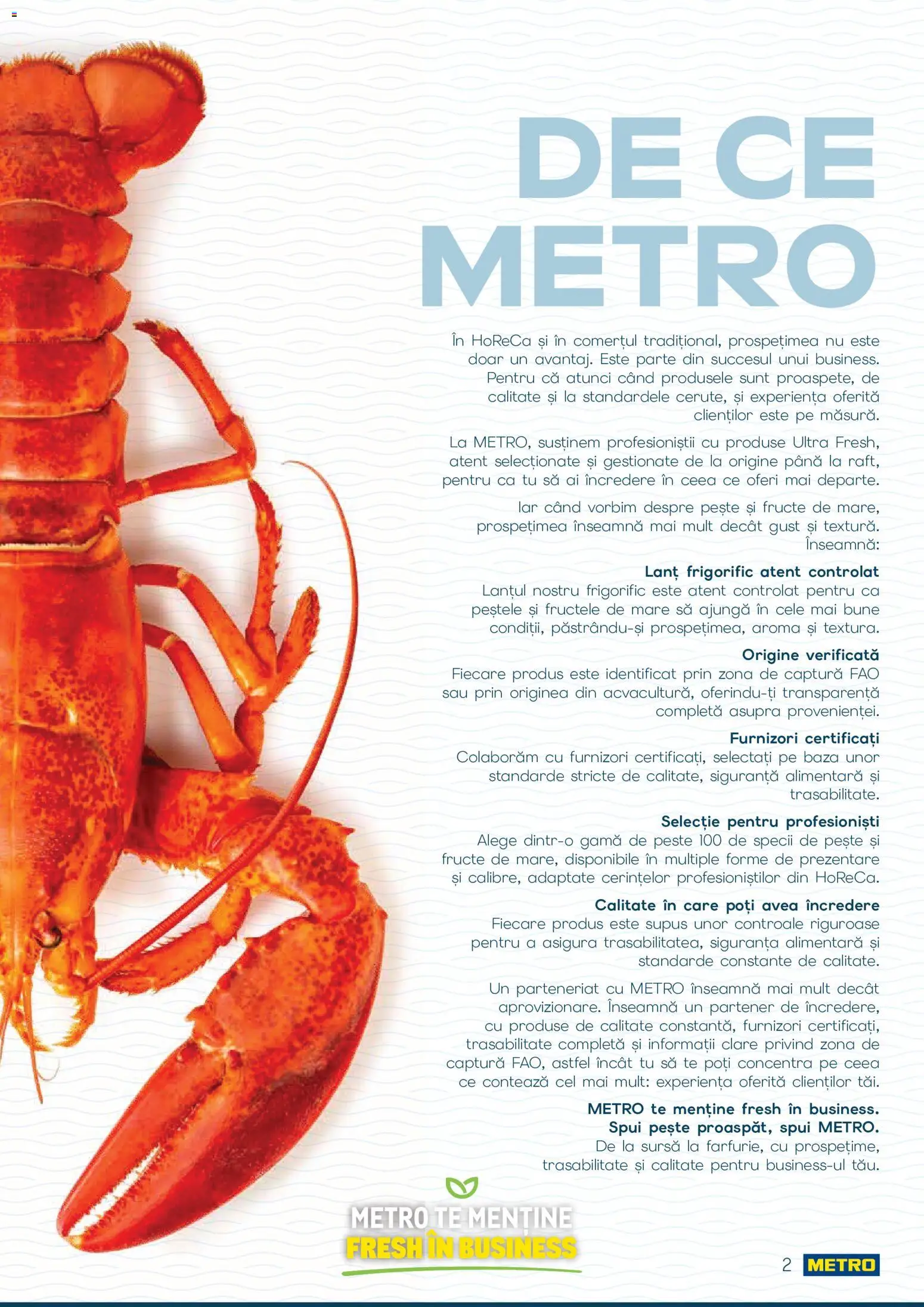 Noul catalog Metro – valabil de la 01.10.2026 | Pagină: 2 | Produse: Pește, Fructe
