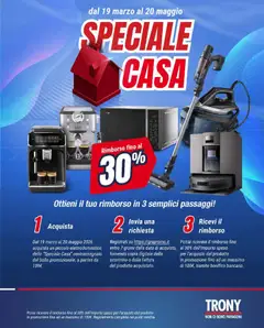 Anteprima del volantino Trony volantino Speciale Casa Sardegna valido a partire dal 19.03.2026