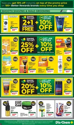Dis-Chem specials catalogue – valid from 16.06.2026 | Page: 31 | Products: Wax, Shaving foam, Foam, Razors