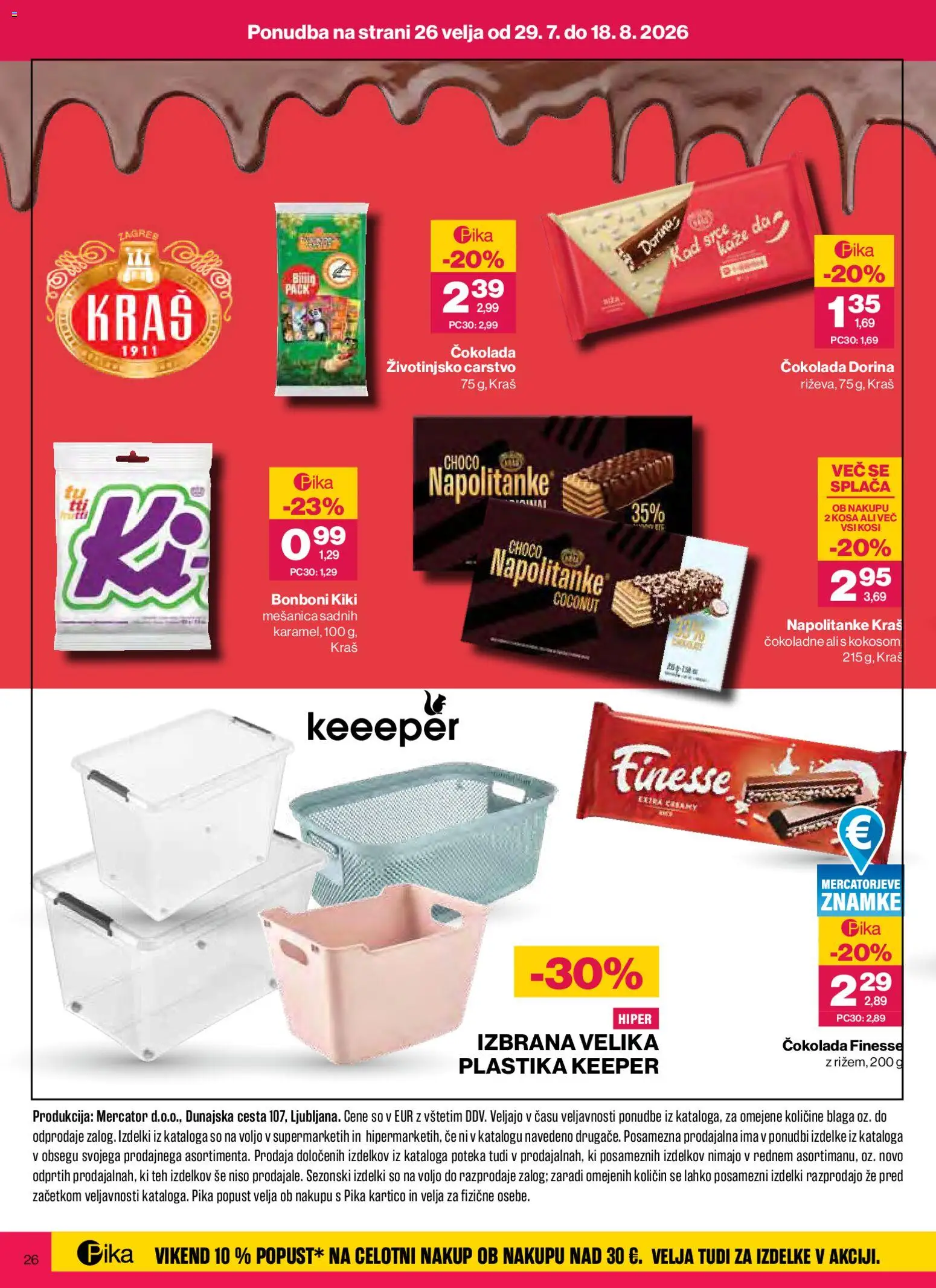 Novi Mercator katalog ponudbe – veljaven od 29.07.2026 | Stran: 26