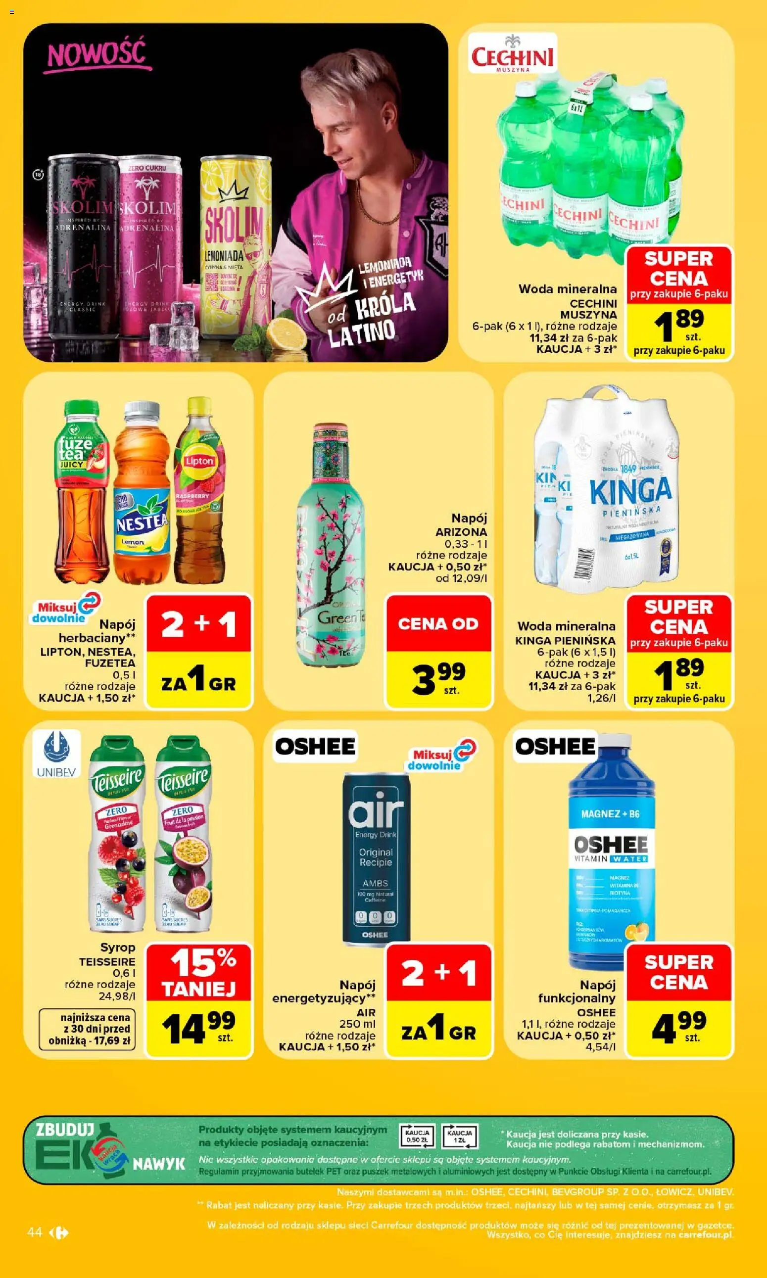 Carrefour gazetka od 14.09.2026 | Strona: 46 | Produkty: Cytryna, Oshee, Mięta, Cechini muszyna
