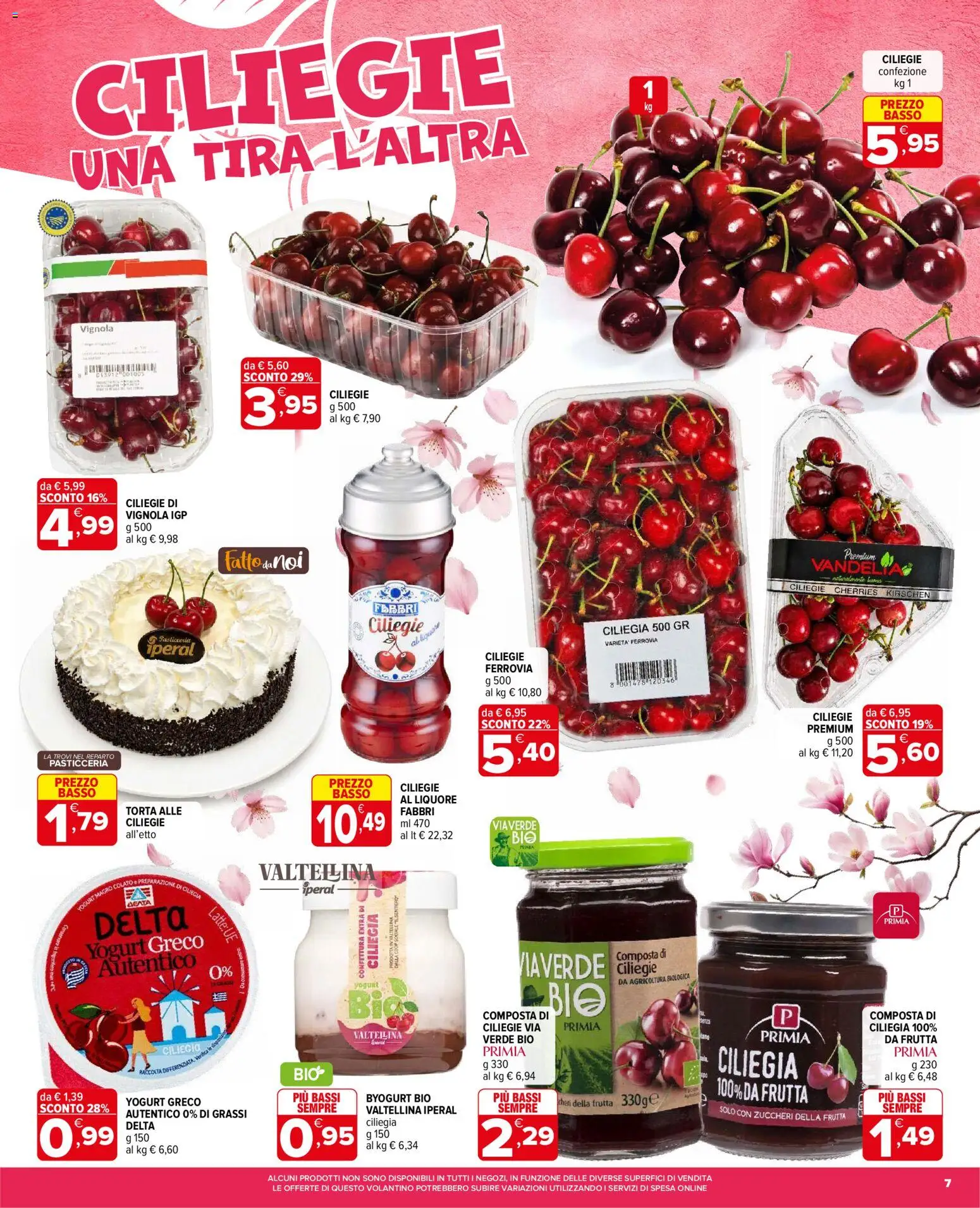 Volantino Iperal del 20.05.2026 | Pagina: 7 | Prodotti: Yogurt greco, Yogurt, Frutta, Torta