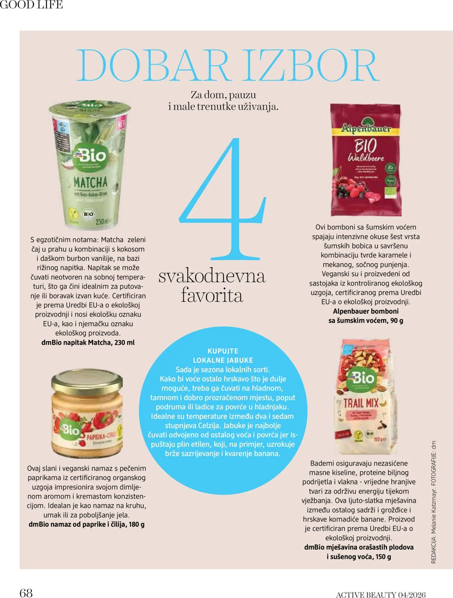 DM katalog | vrijedi od 01.10.2026 | Stranica: 68 | Proizvodi: Matcha, Čaj, Povrće, Umak