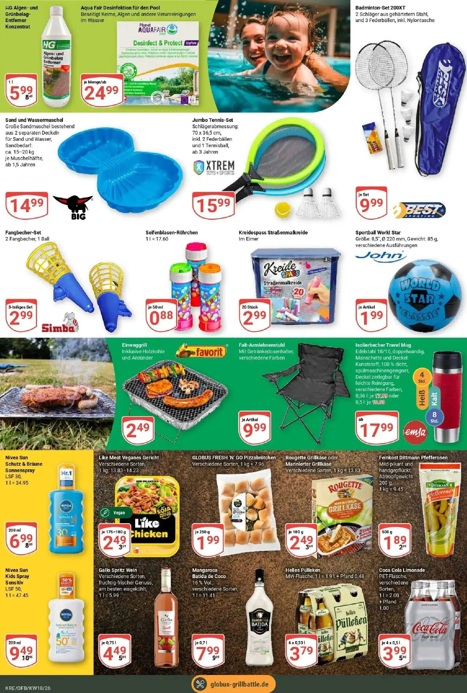Globus Prospekt Krefeld	 – gültig ab 27.04.2026 | Seite: 17 | Produkte: Gewicht, Coca cola, Wasser, Like meat