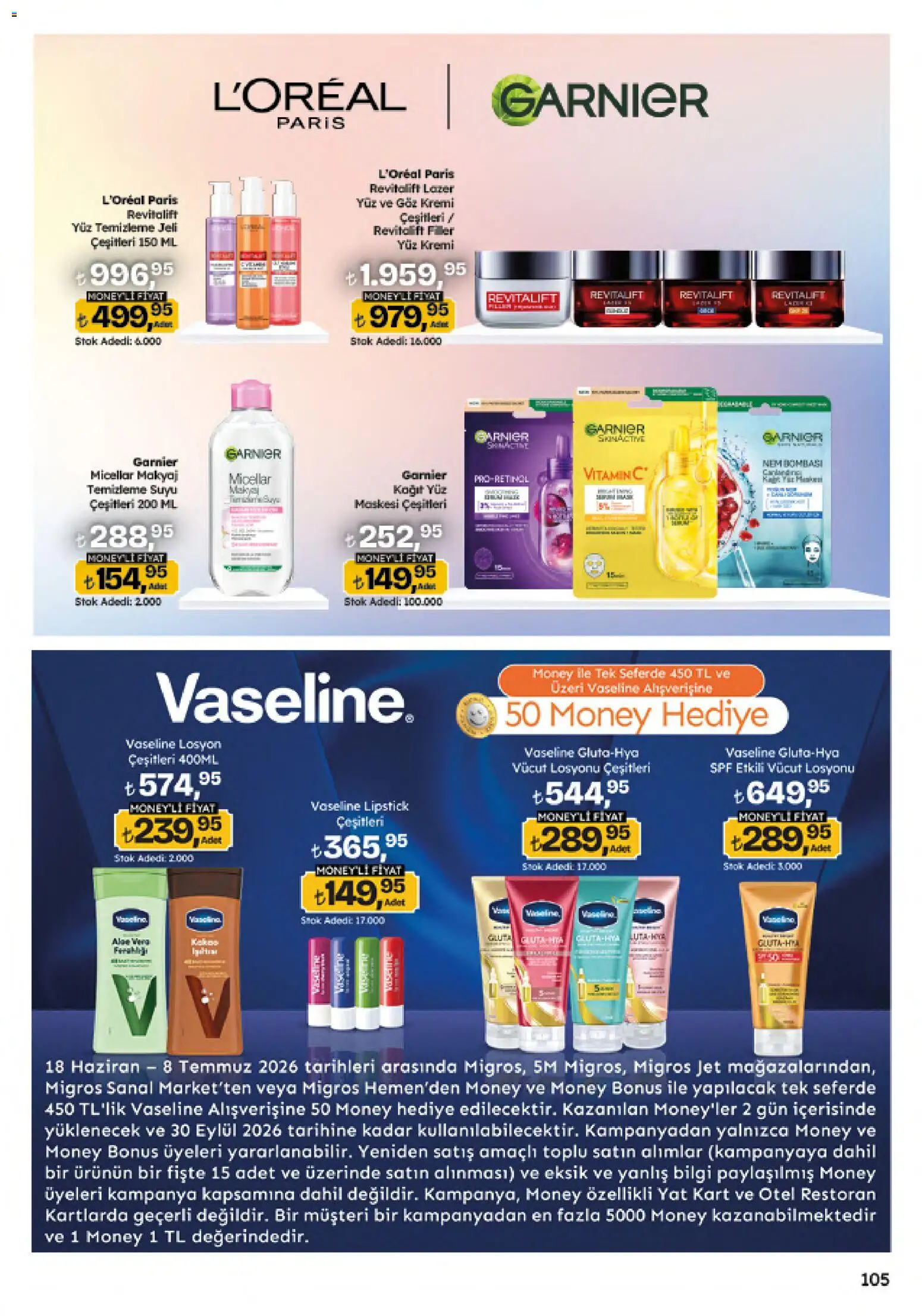 Migros Katalog - Migroskop - 18.06.2026 tarihinden itibaren geçerlidir | Sayfa: 105