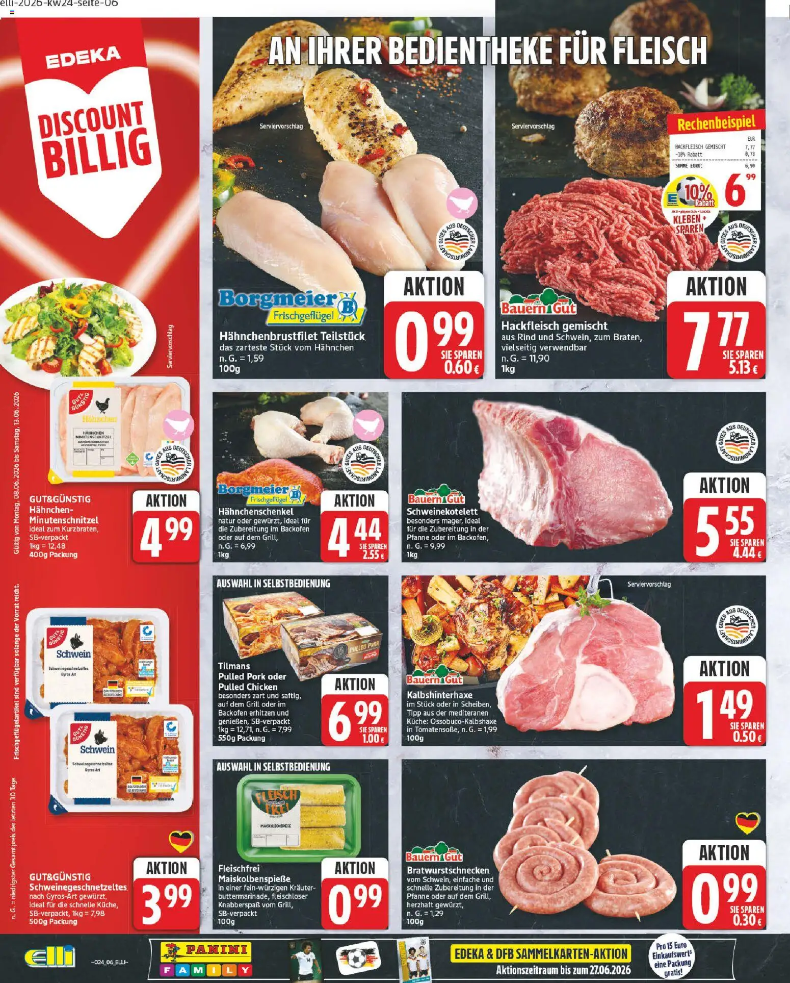 Elli Markt Prospekt Erwitte – gültig ab 08.06.2026 | Seite: 6 | Produkte: Grill, Küche, Backofen, Fleisch